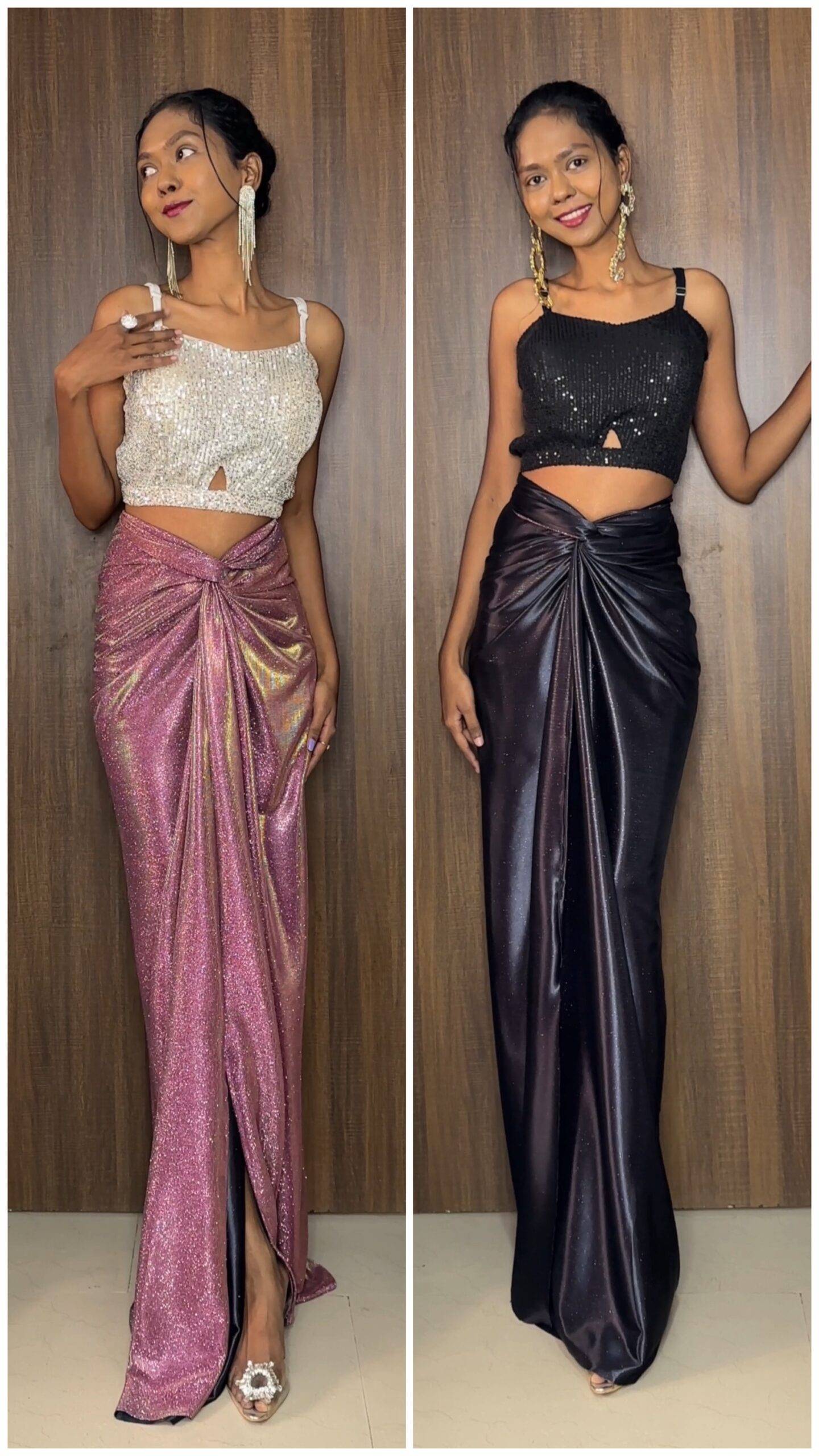 Reversible Skirt- Coral