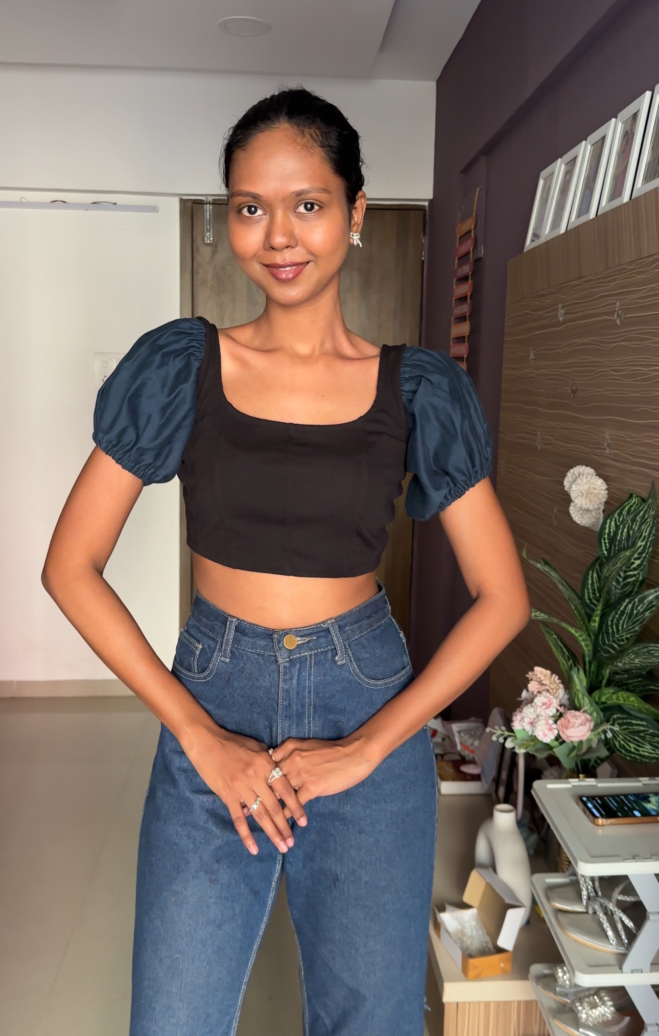 Blue Denim Short Sleeves