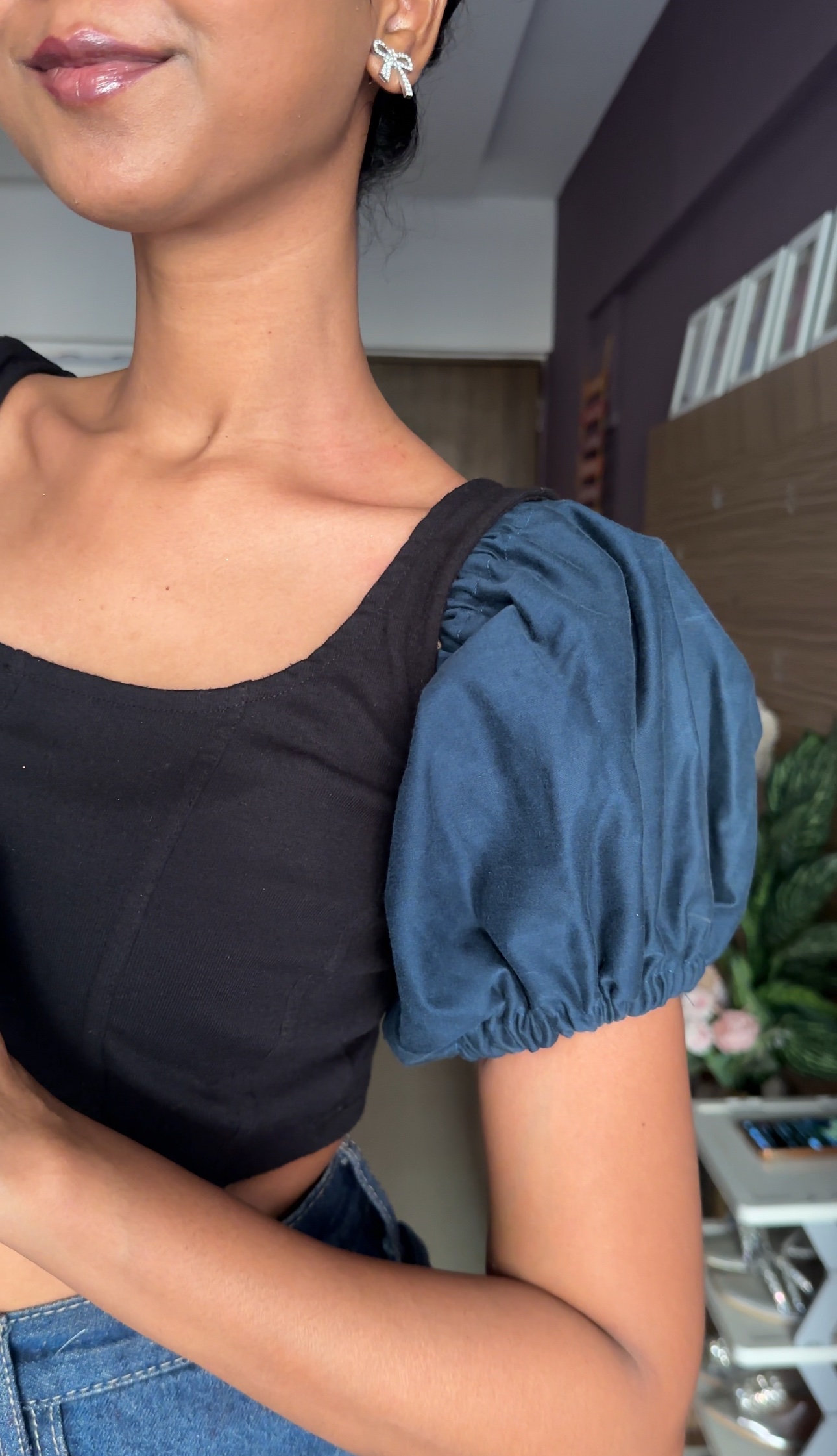 Blue Denim Short Sleeves