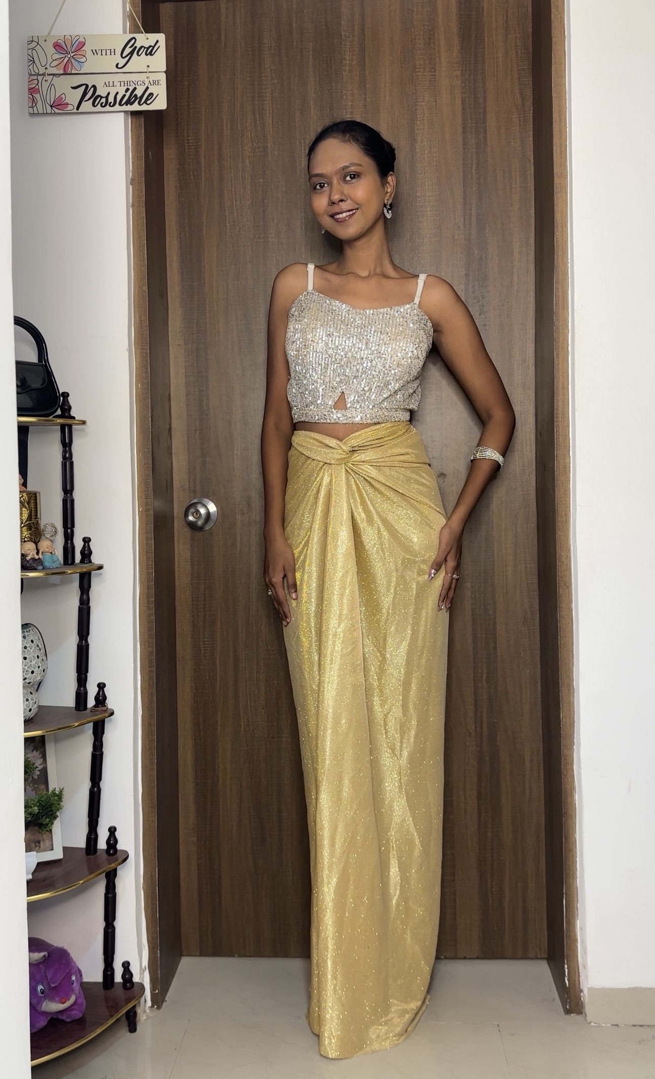 Golden Reversible Skirt