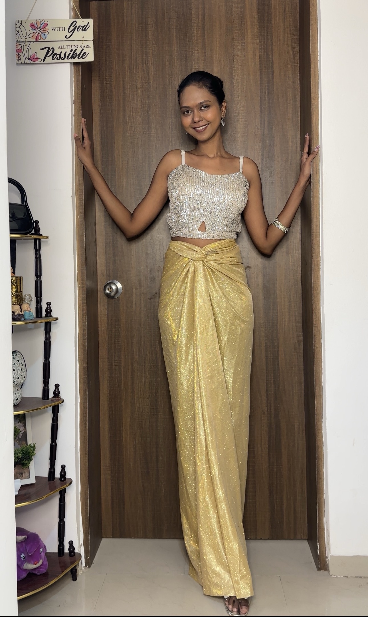 Golden Reversible Skirt