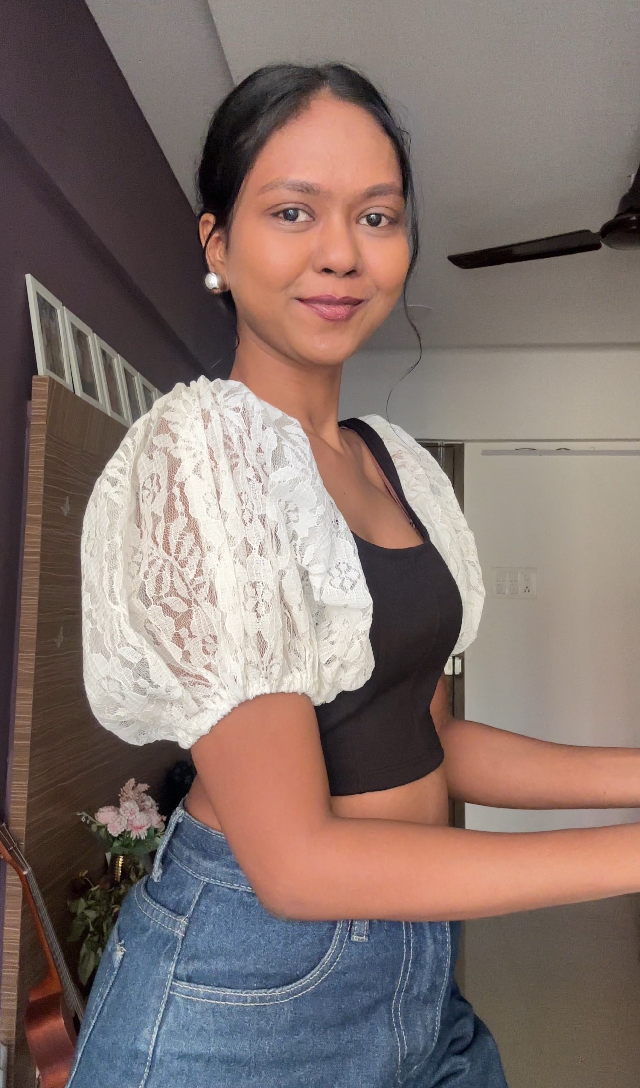 Brasso White Puff sleeves