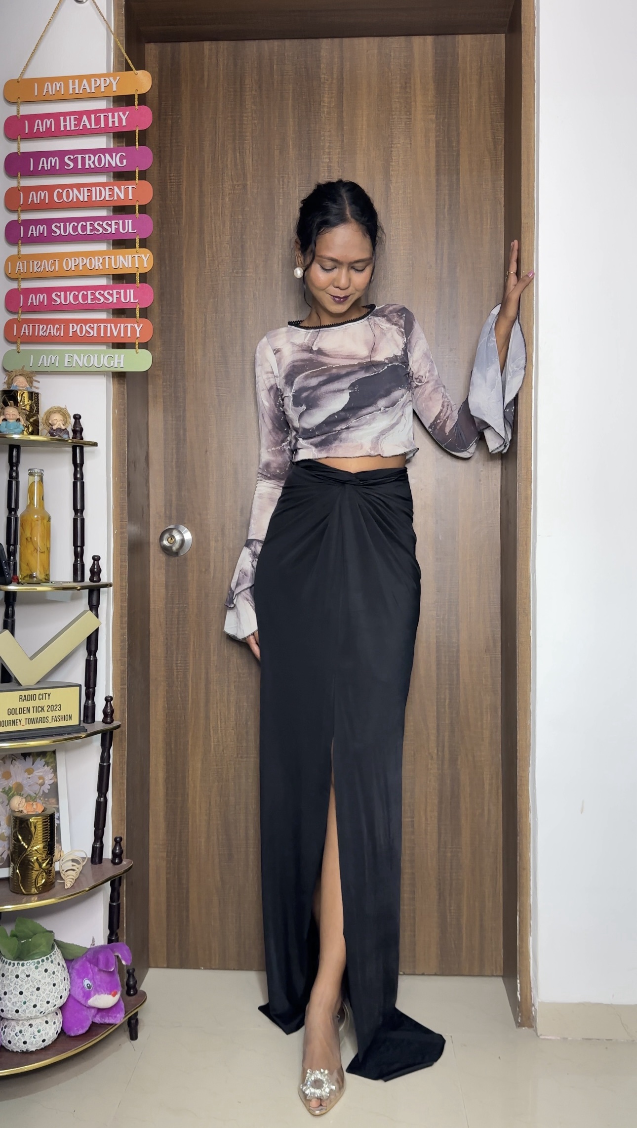 Black Lycra Skirt