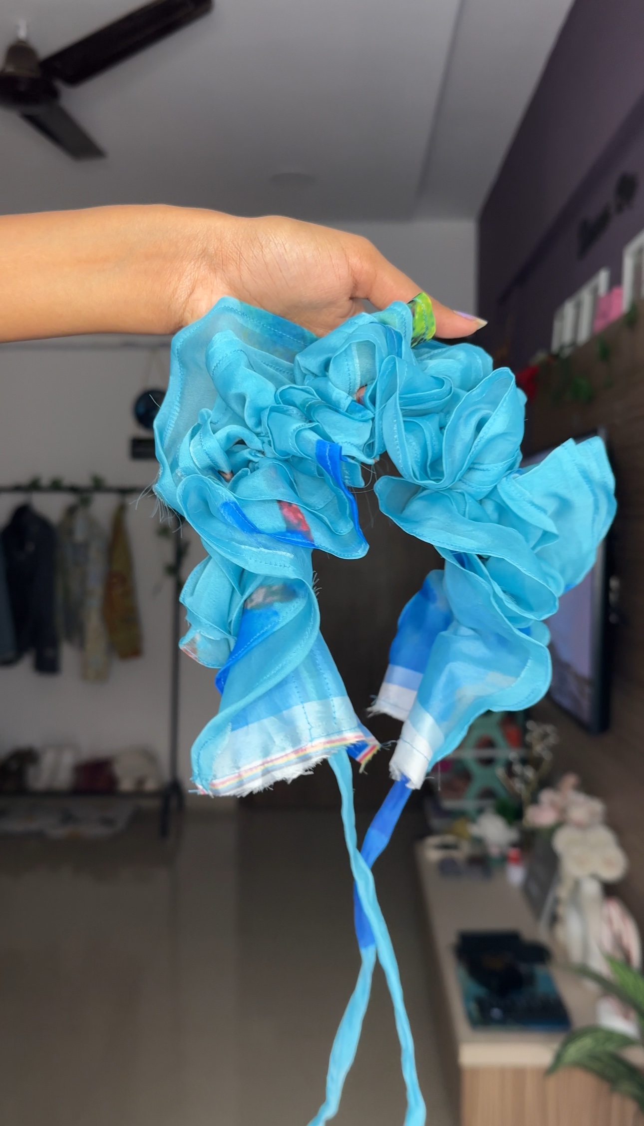 Detachable Organza Scrunchie