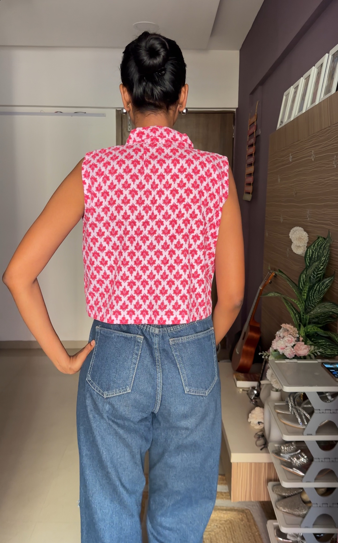 Red Cotton Waistcoat