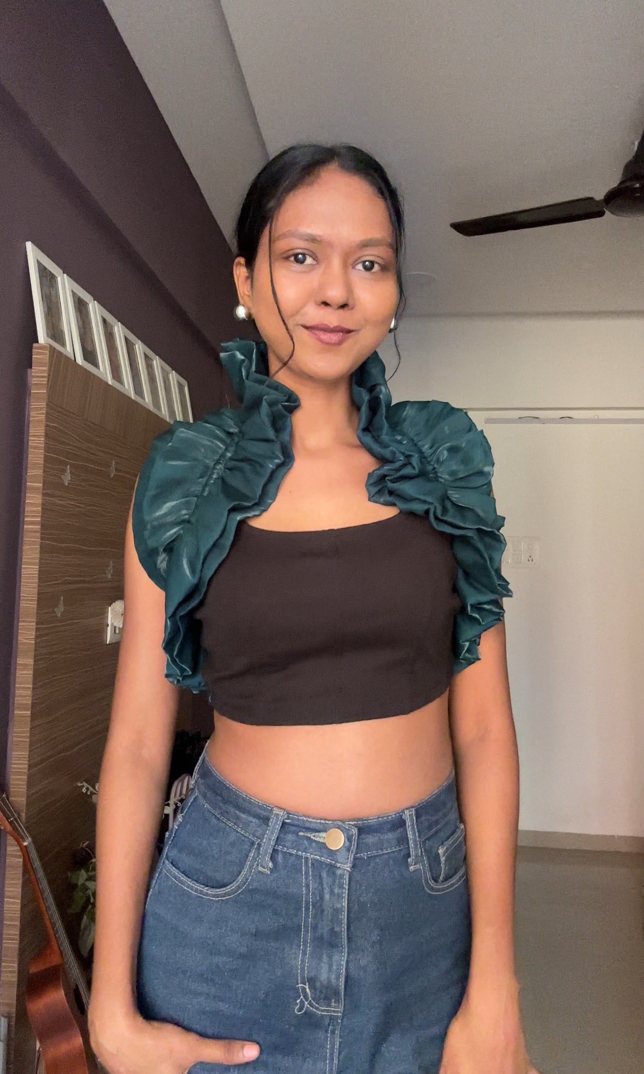 Green Detachable Ruffles