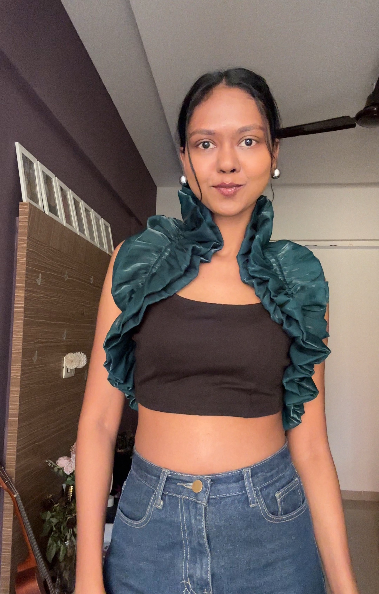 Green Detachable Ruffles