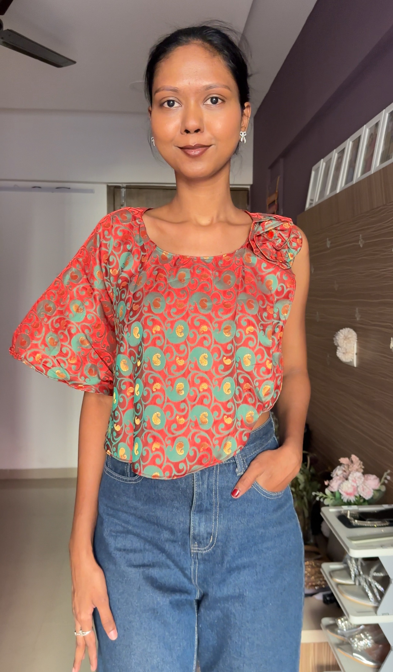 Beautiful Brocade Cape