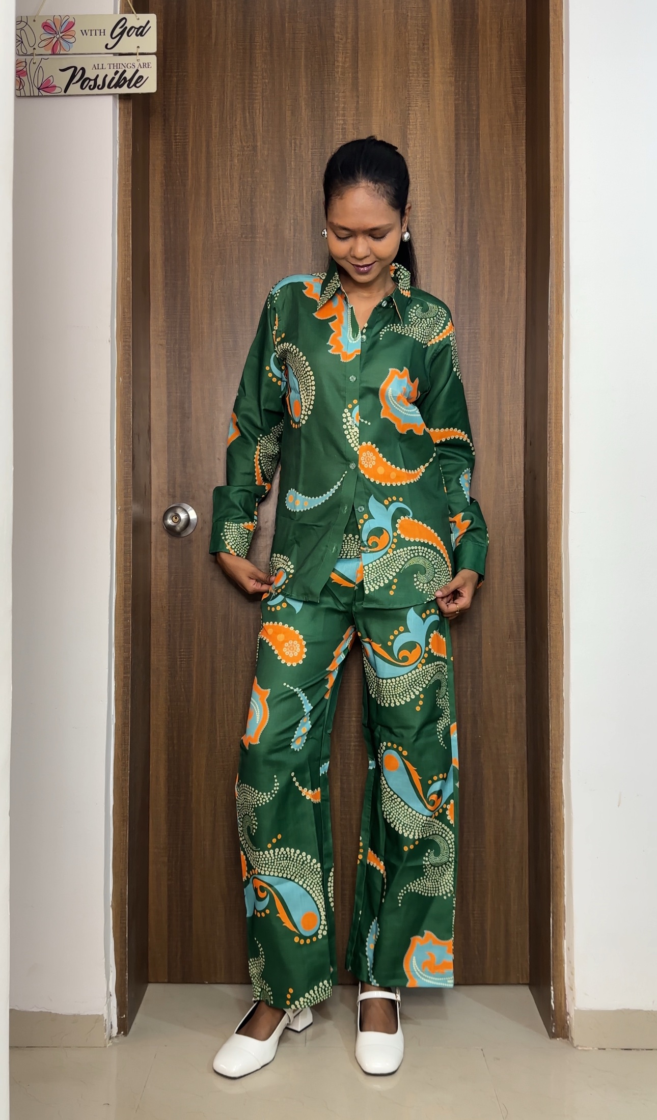 Green Prettiest Co-ord Set