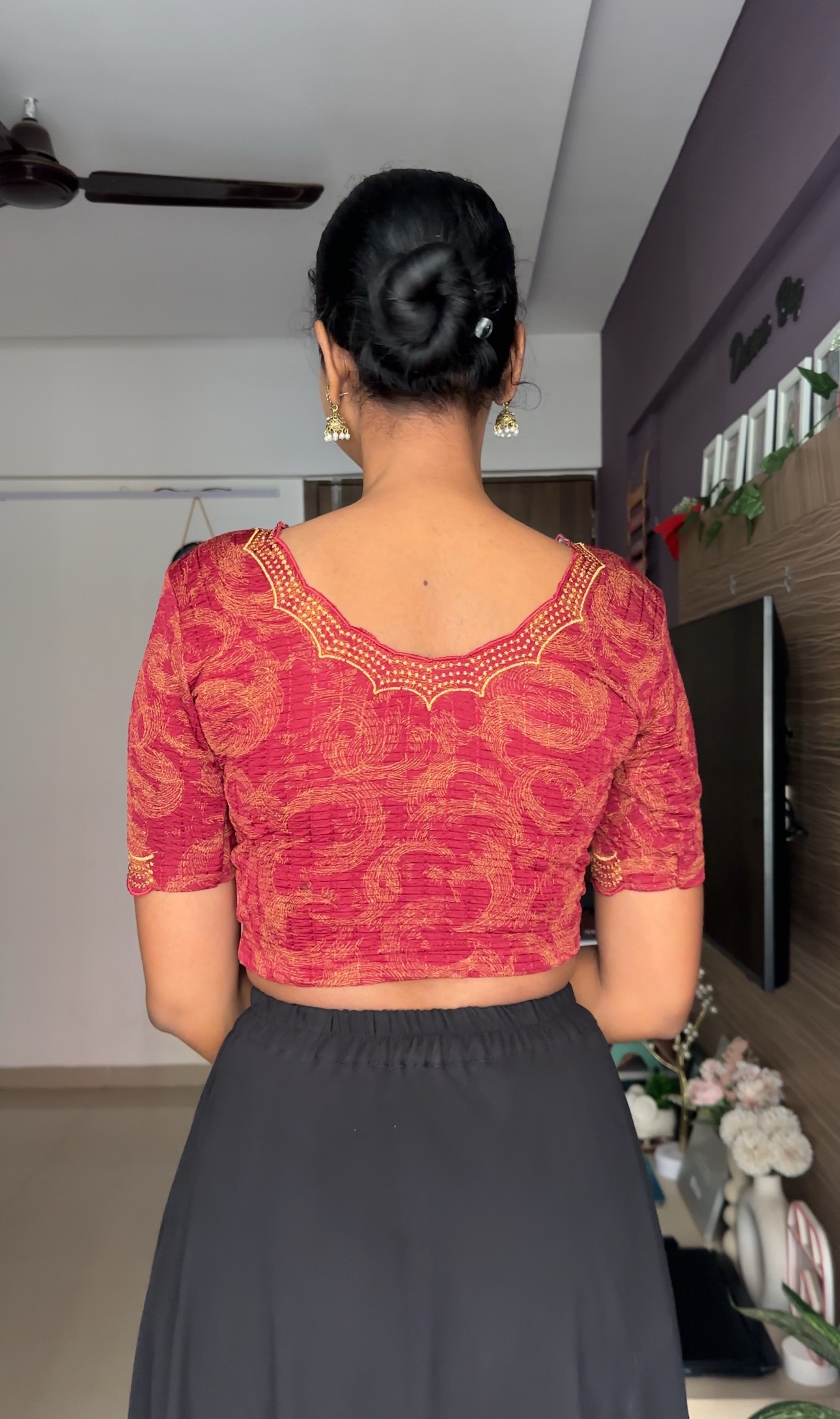 Premium Quality Maroon Blouse
