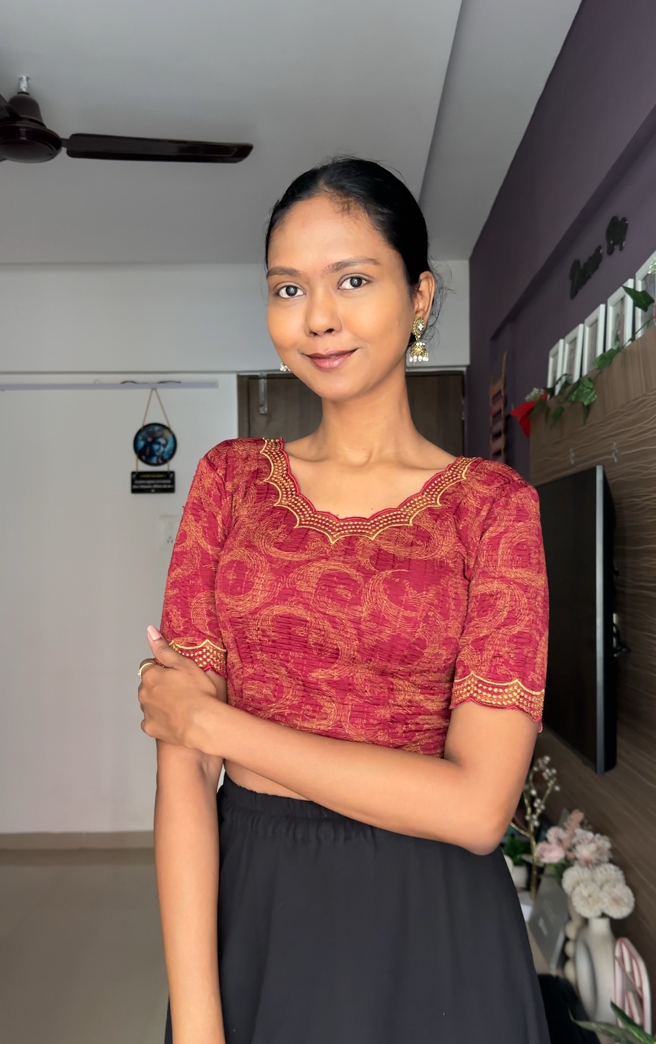 Premium Quality Maroon Blouse