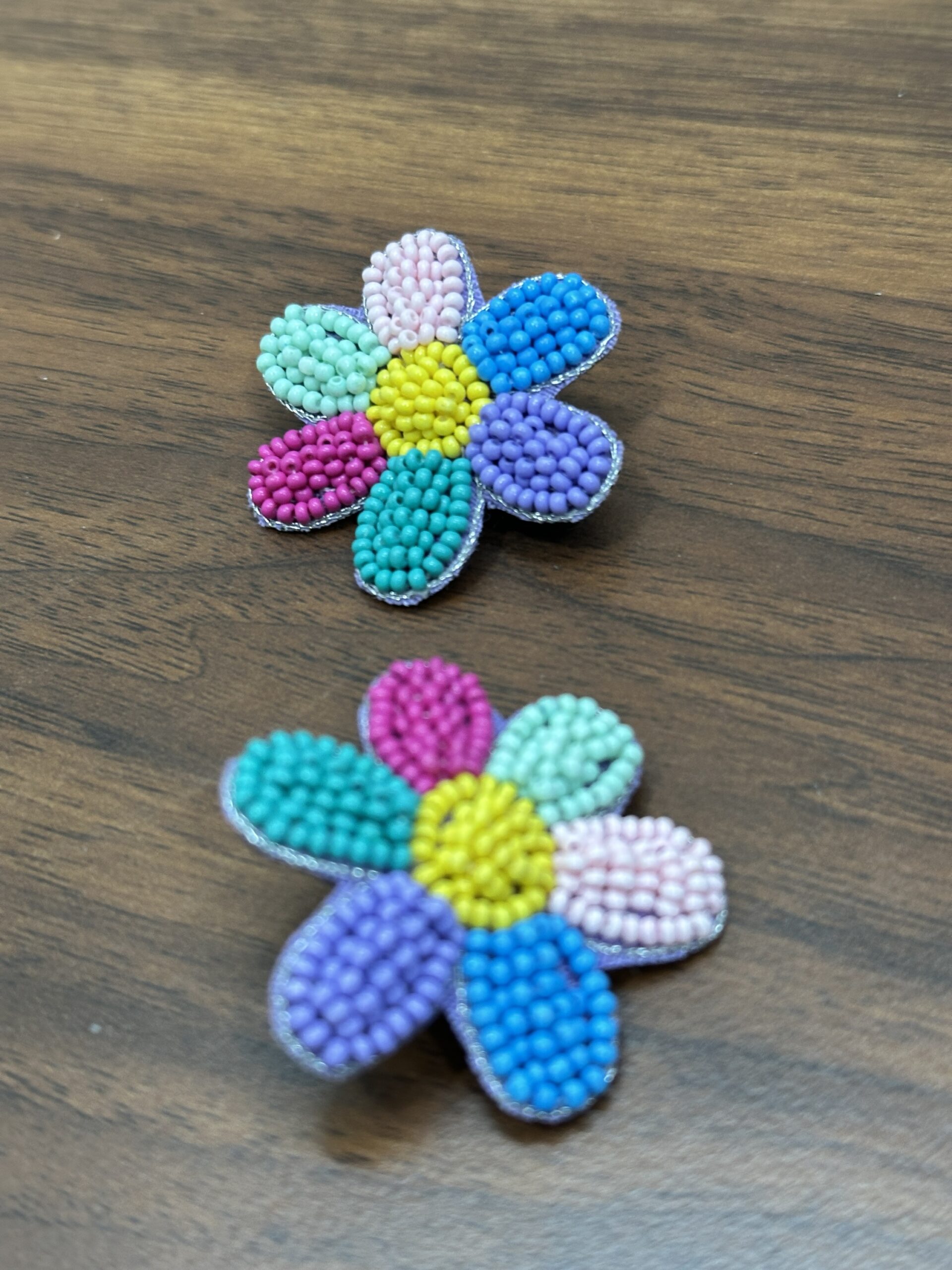 Trendy Multicolour Flower Earrings
