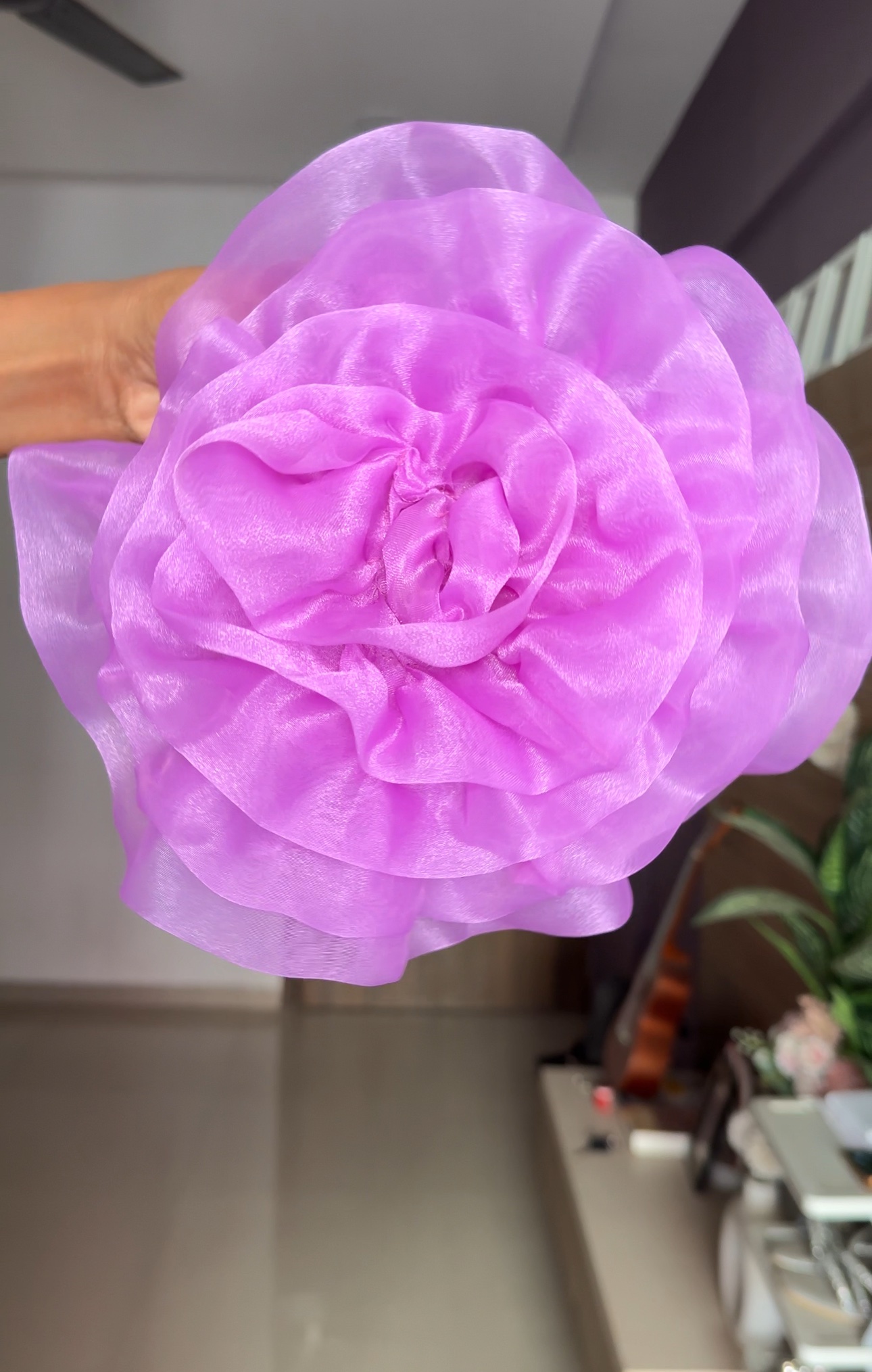 Lilac Flower Brooch