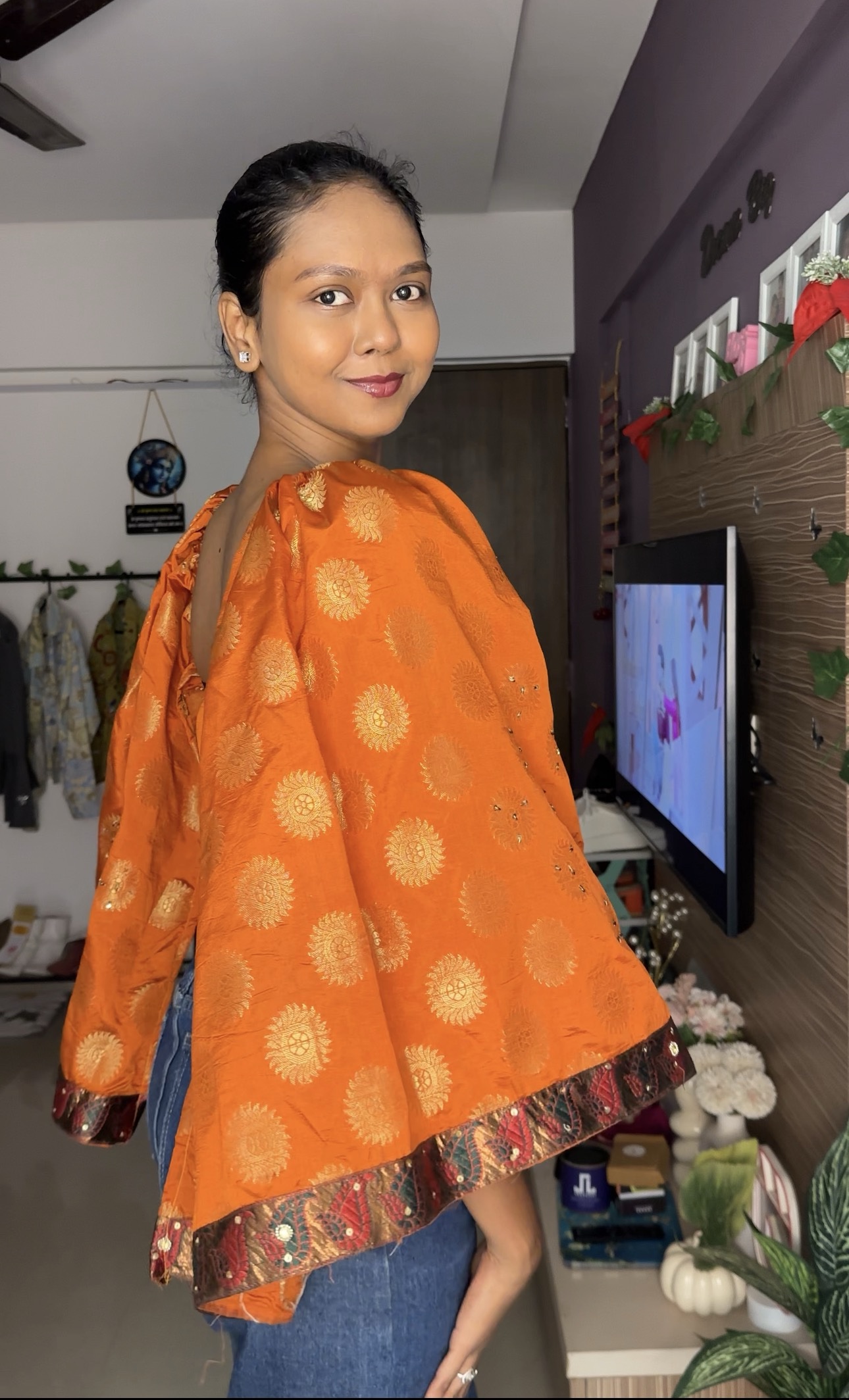 Indian Kimono Detachable Bra Straps Sleeves