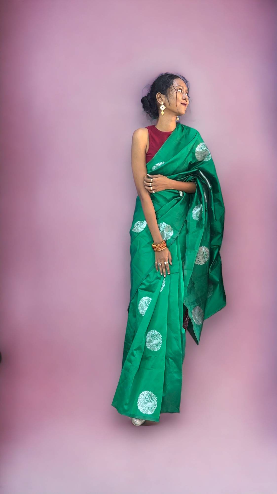 Ready To Wear Banarasi Silk Saree
