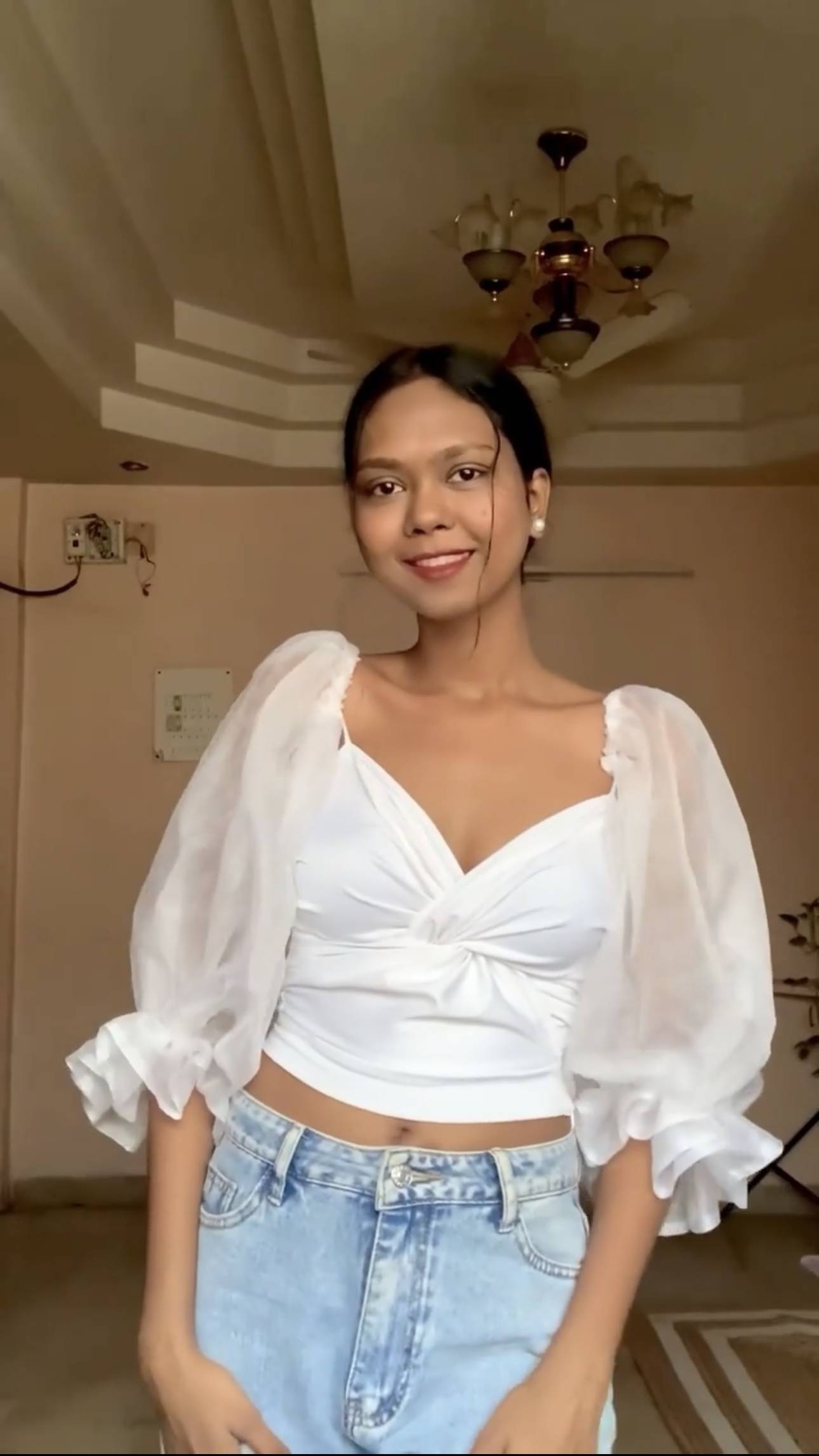 White organza Sleeves