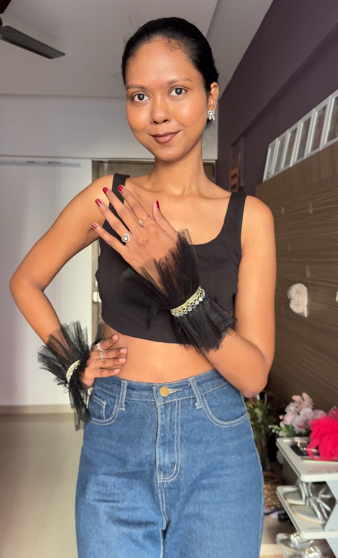 Black Detachable Hand Cuff