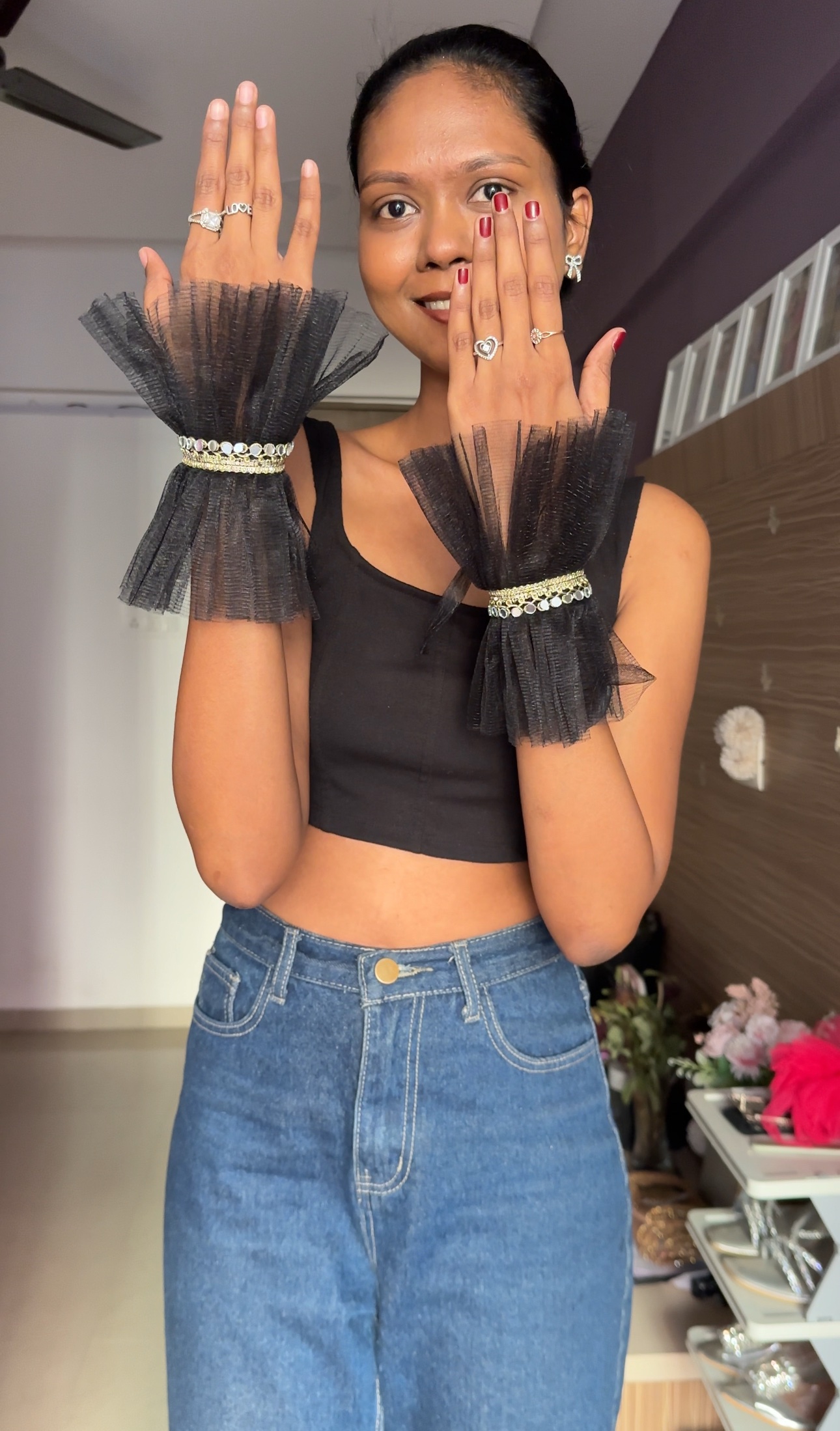 Black Detachable Hand Cuff