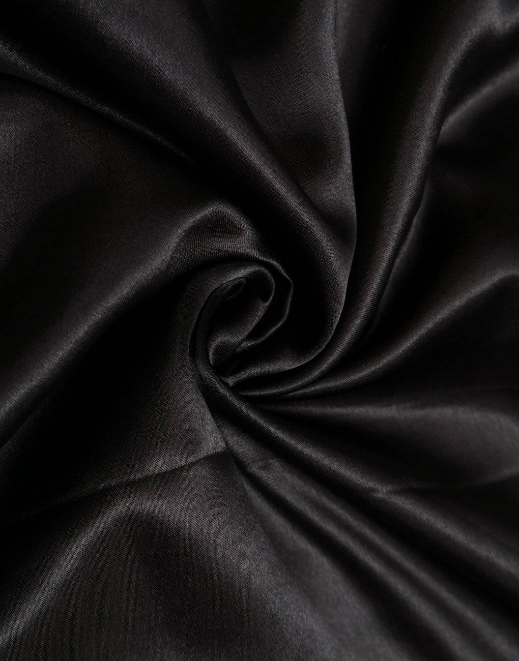 Black Satin Wrap Pants