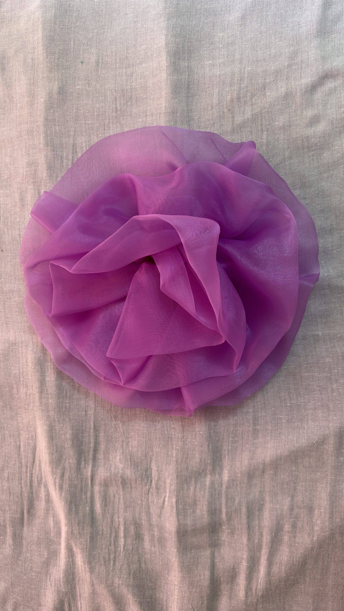 Lilac Detachable Rose Flower Sleeves
