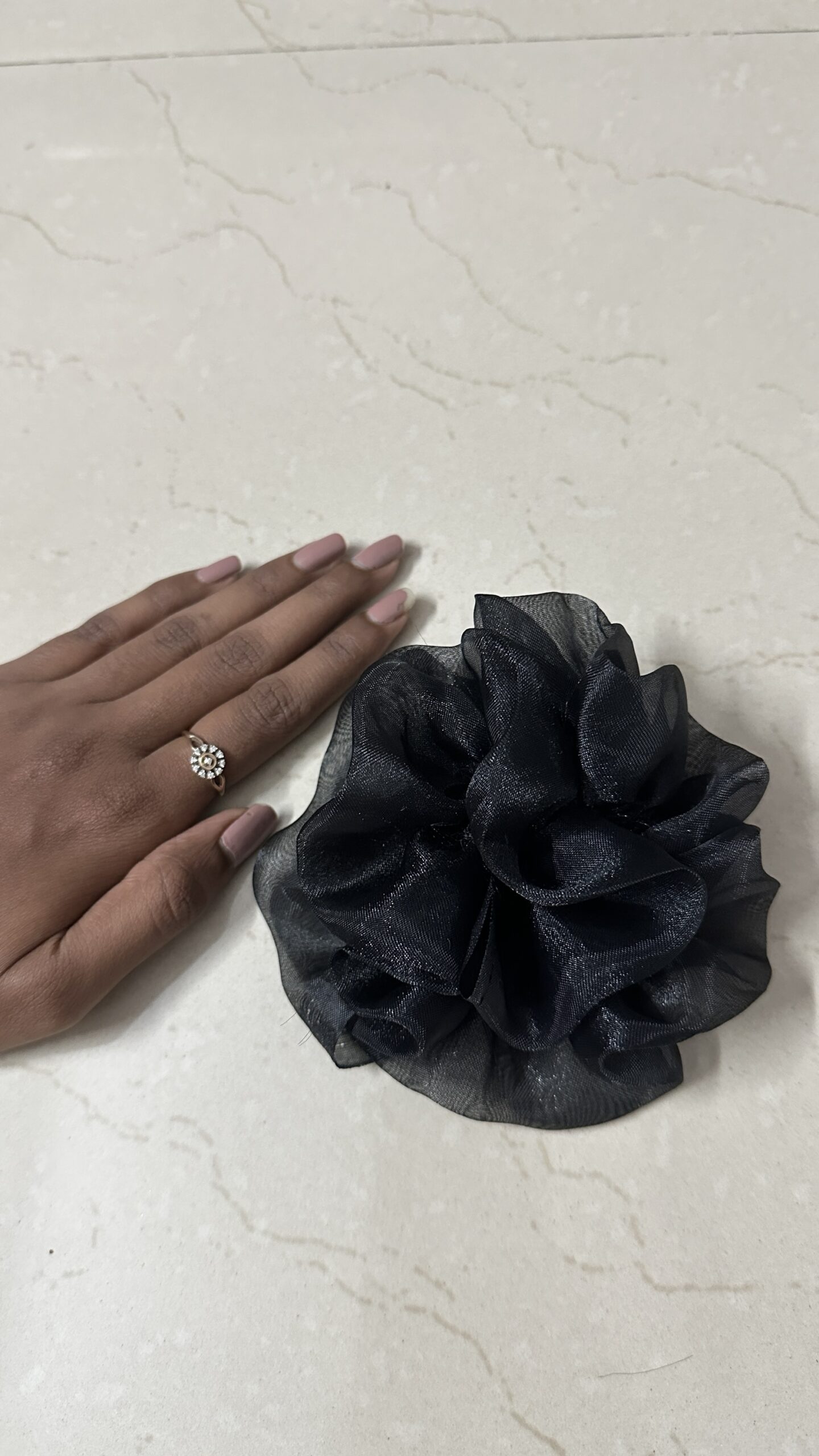Organza Flower Broach ( 1 Piece )