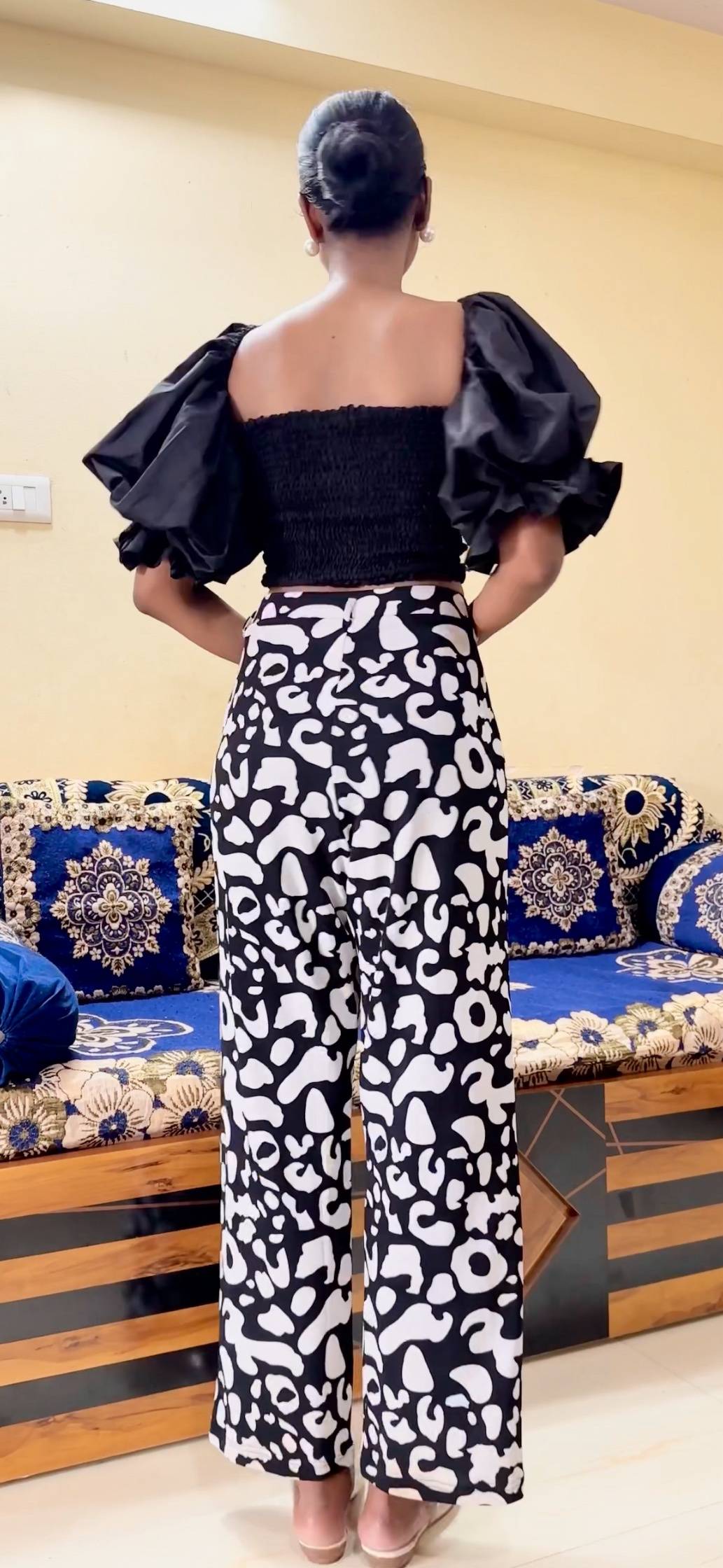 Black Pure Cotton Detachable Sleeves