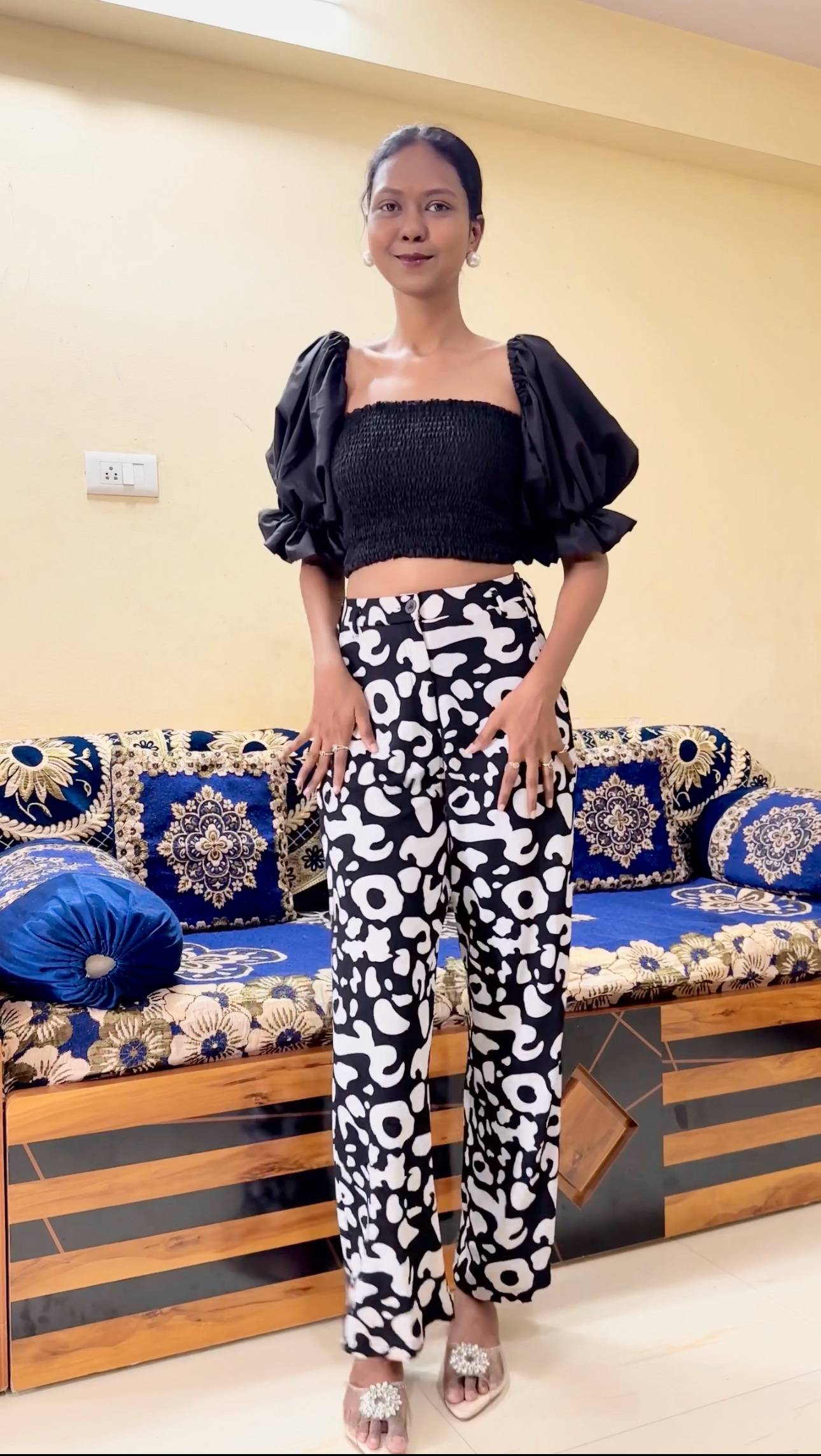 Black Pure Cotton Detachable Sleeves