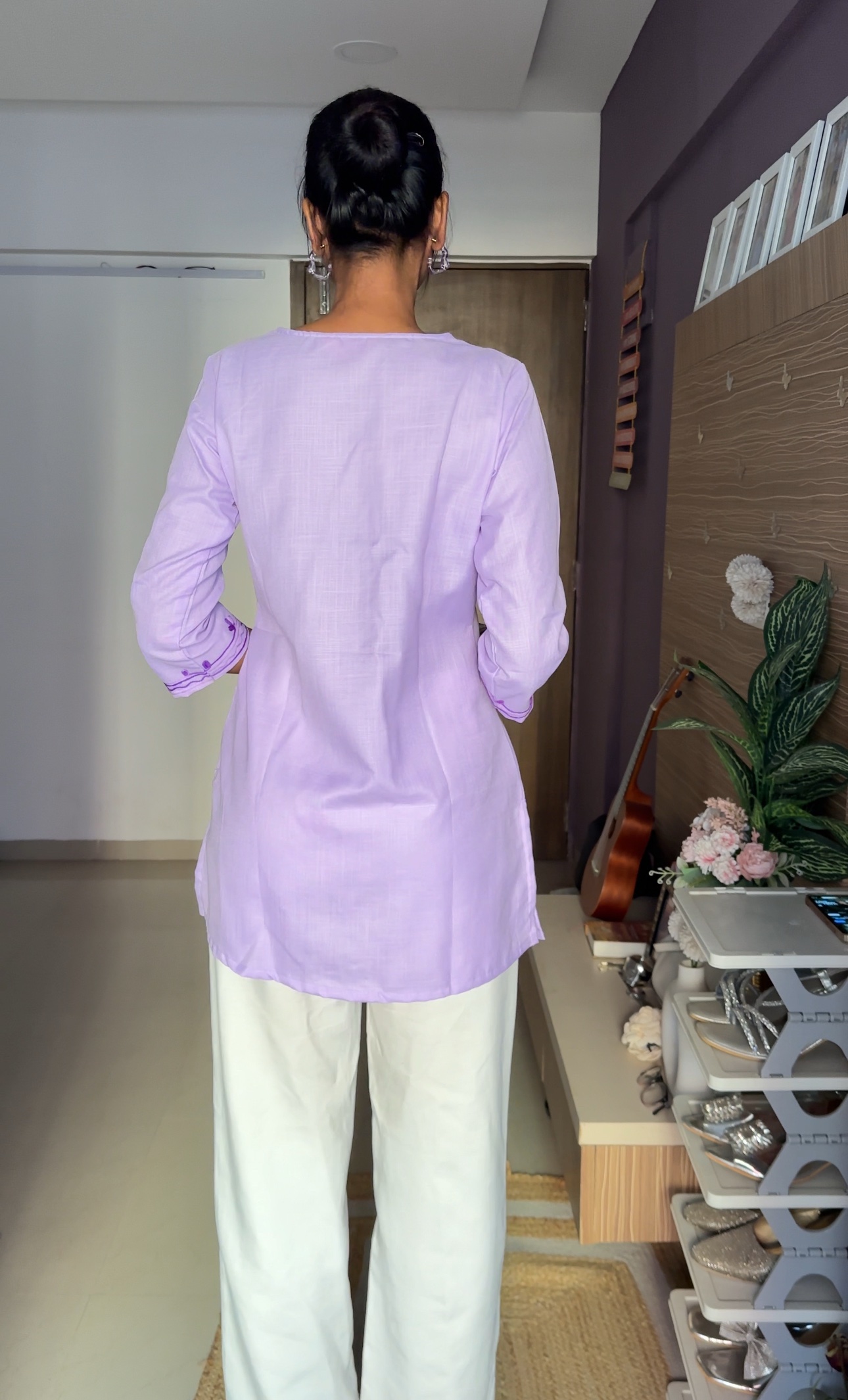 Lilac Short Kurti