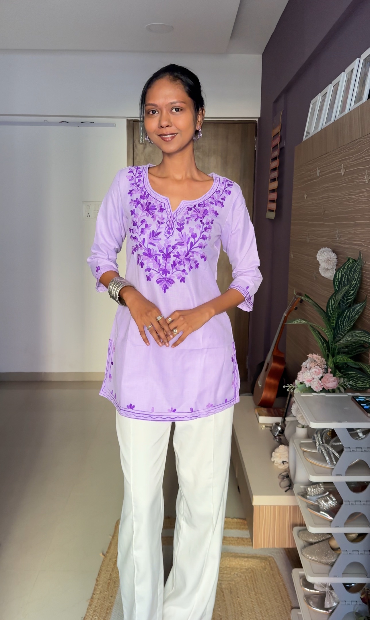 Lilac Short Kurti