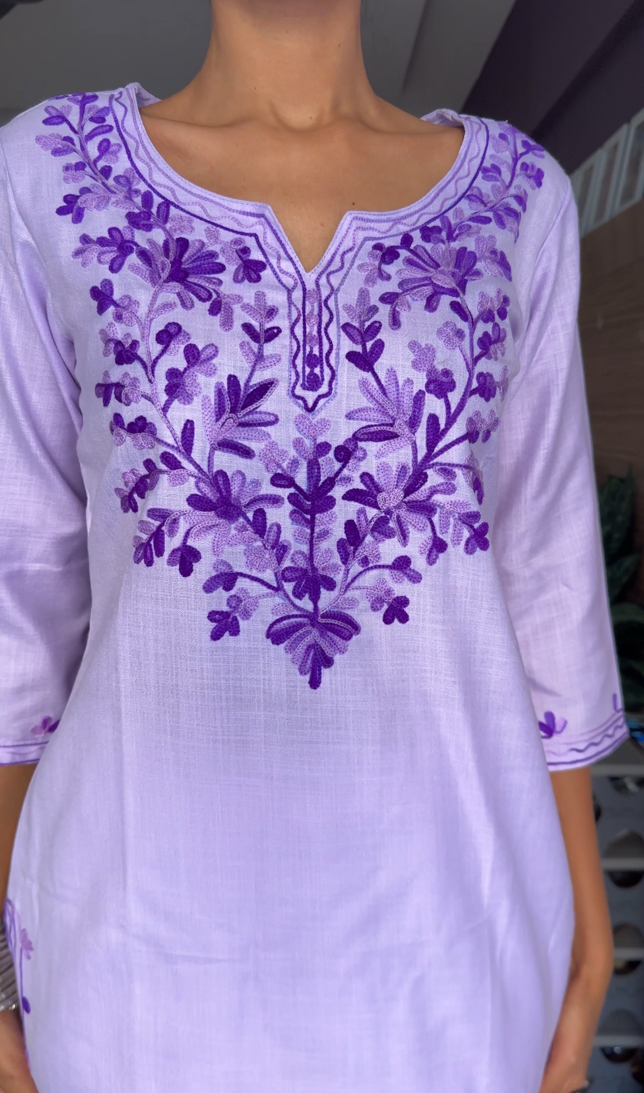 Lilac Short Kurti
