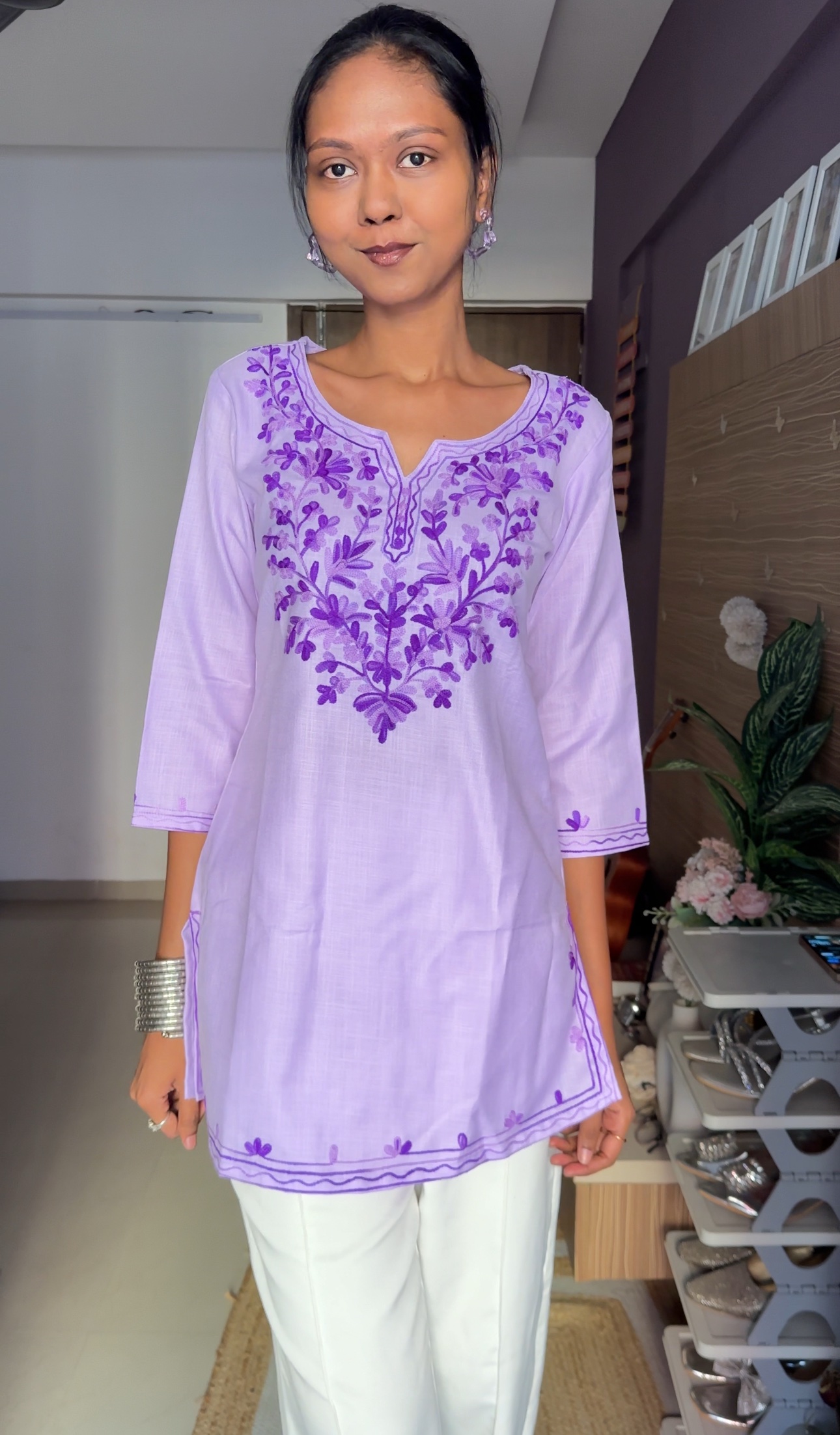 Lilac Short Kurti