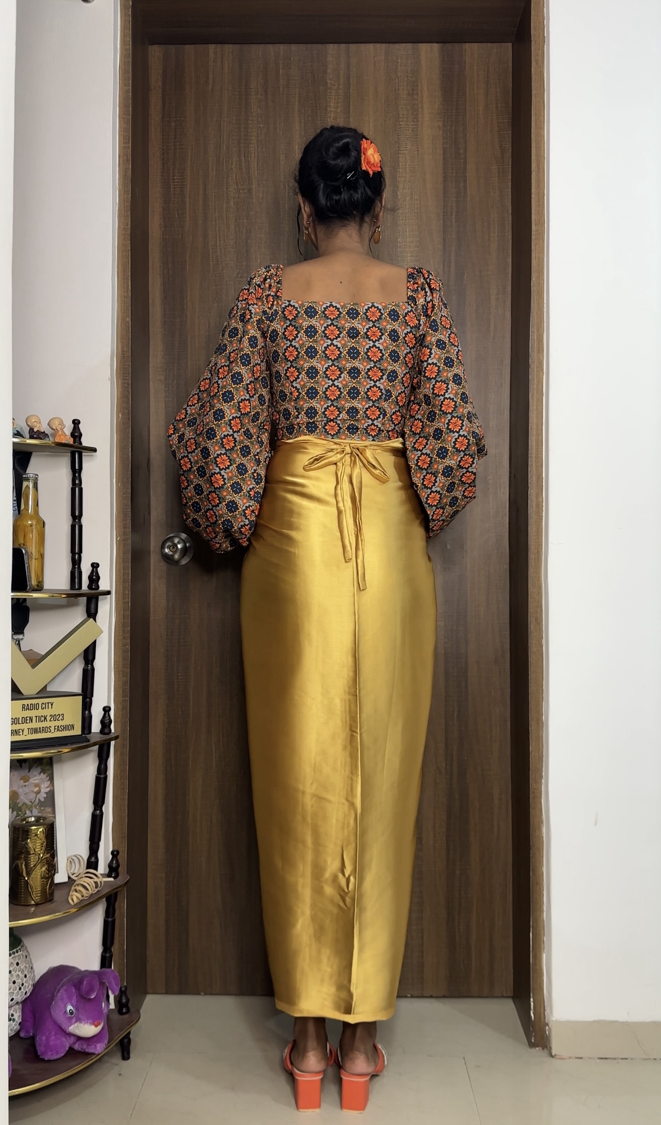 Light Golden Satin Multiway Skirt