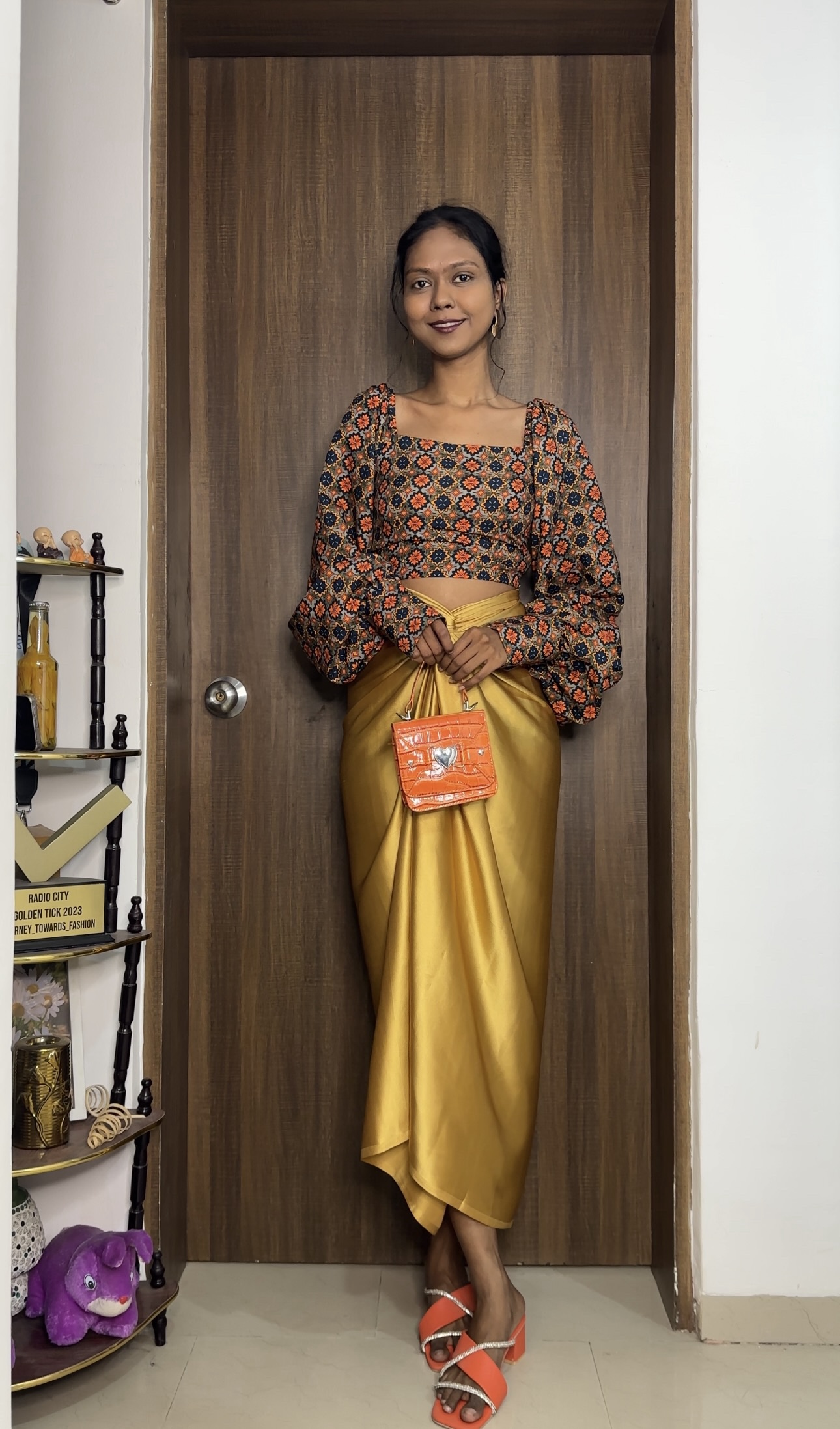 Light Golden Satin Multiway Skirt