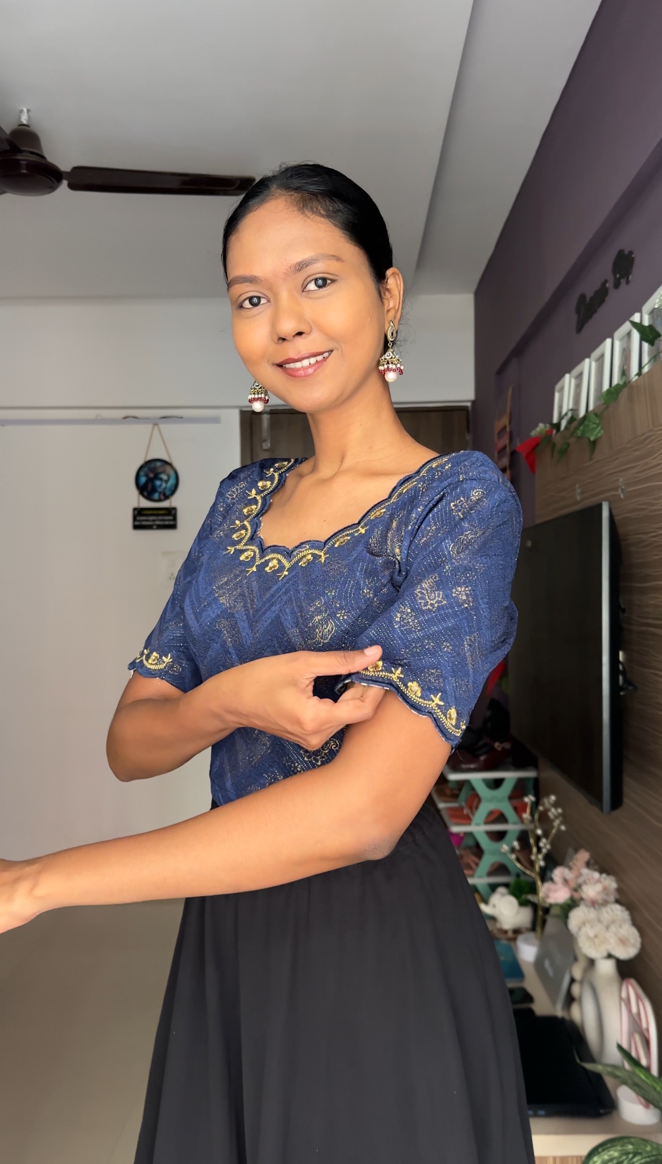 Premium Quality Navi Blue Blouse