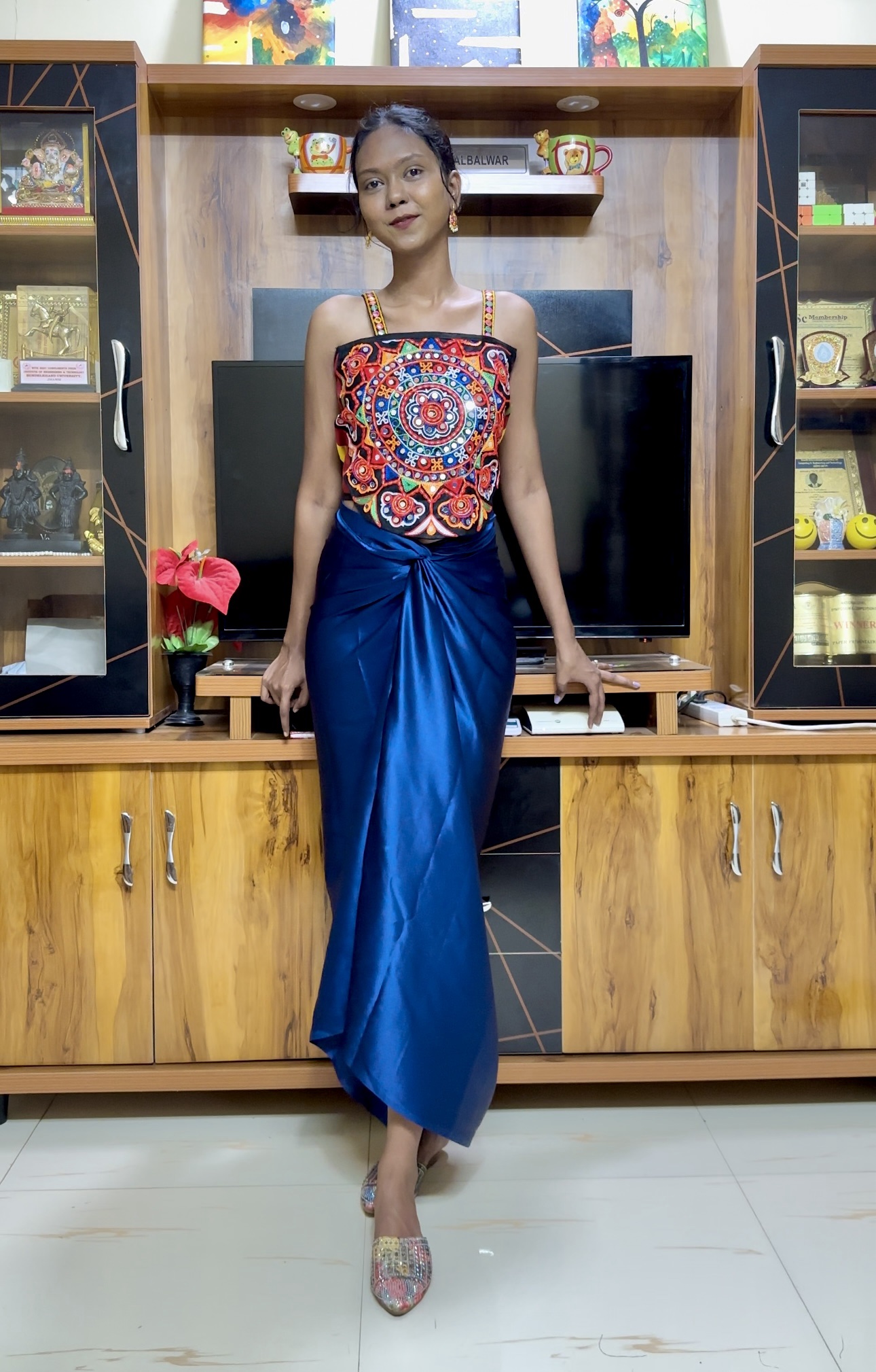 Strappy Navratri Blouse