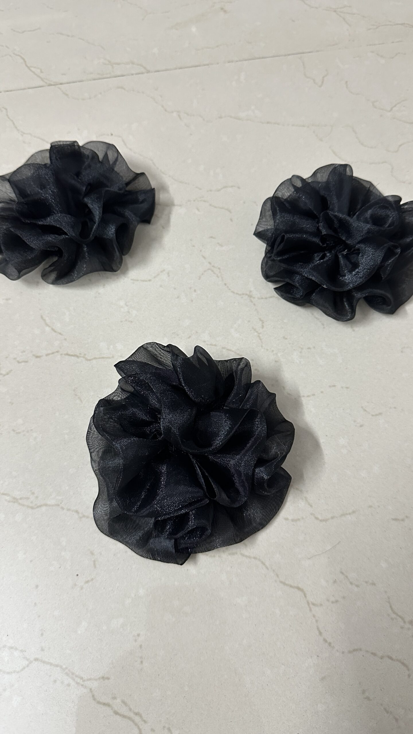 Organza Flowers ( 3 Piece )