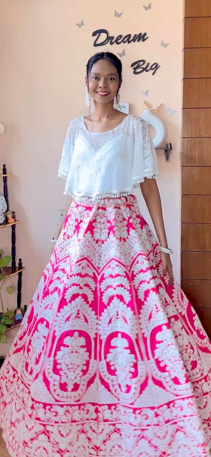 White Brasso Cowri Shell Cape