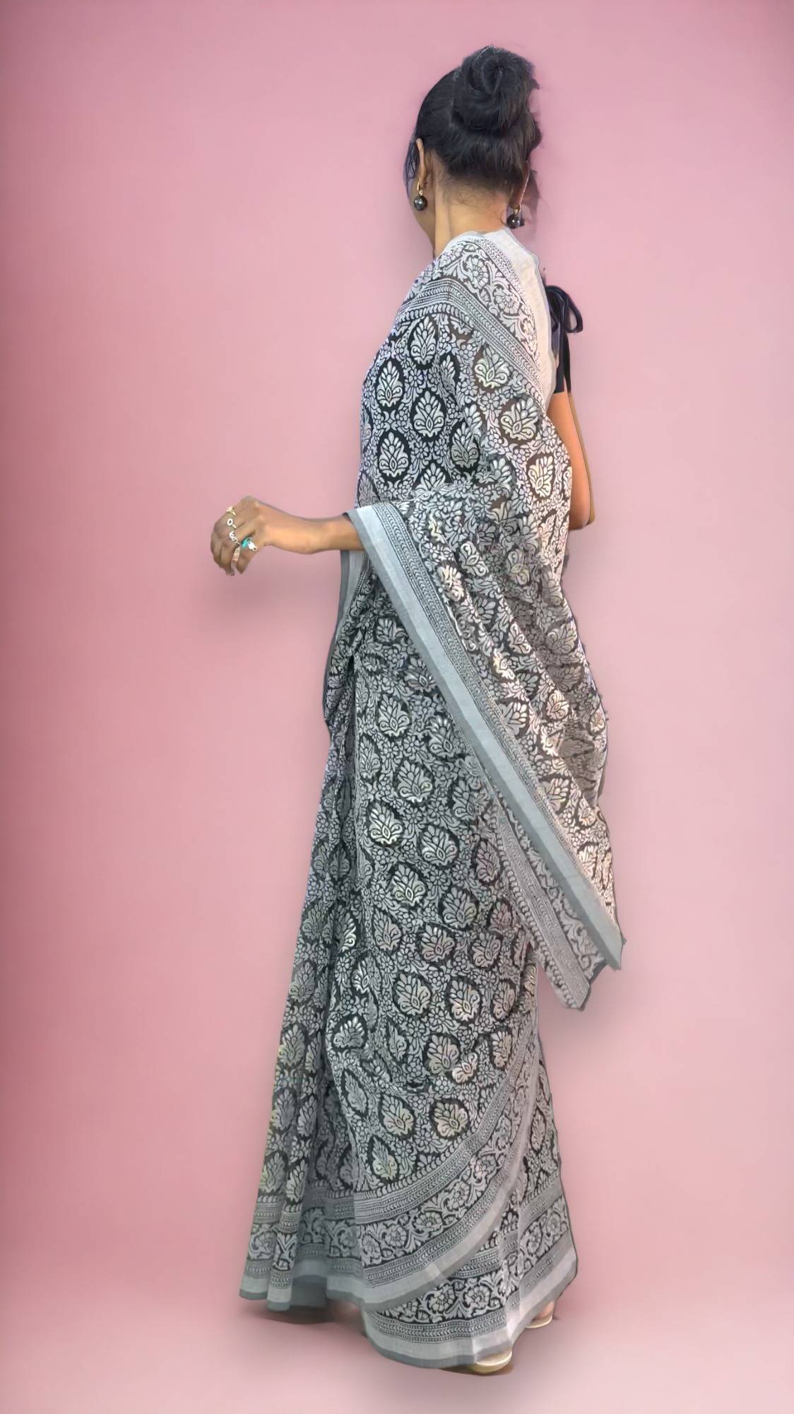 Cotton Ready To Wear Saree