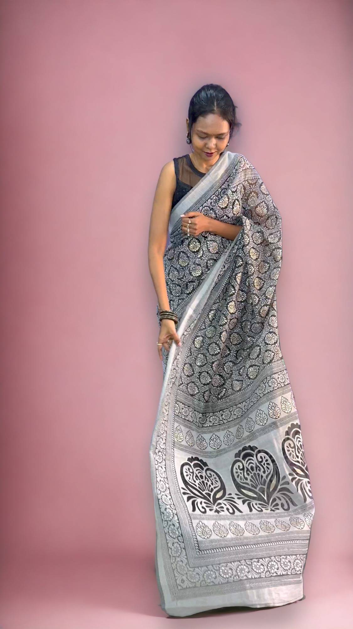 Cotton Ready To Wear Saree