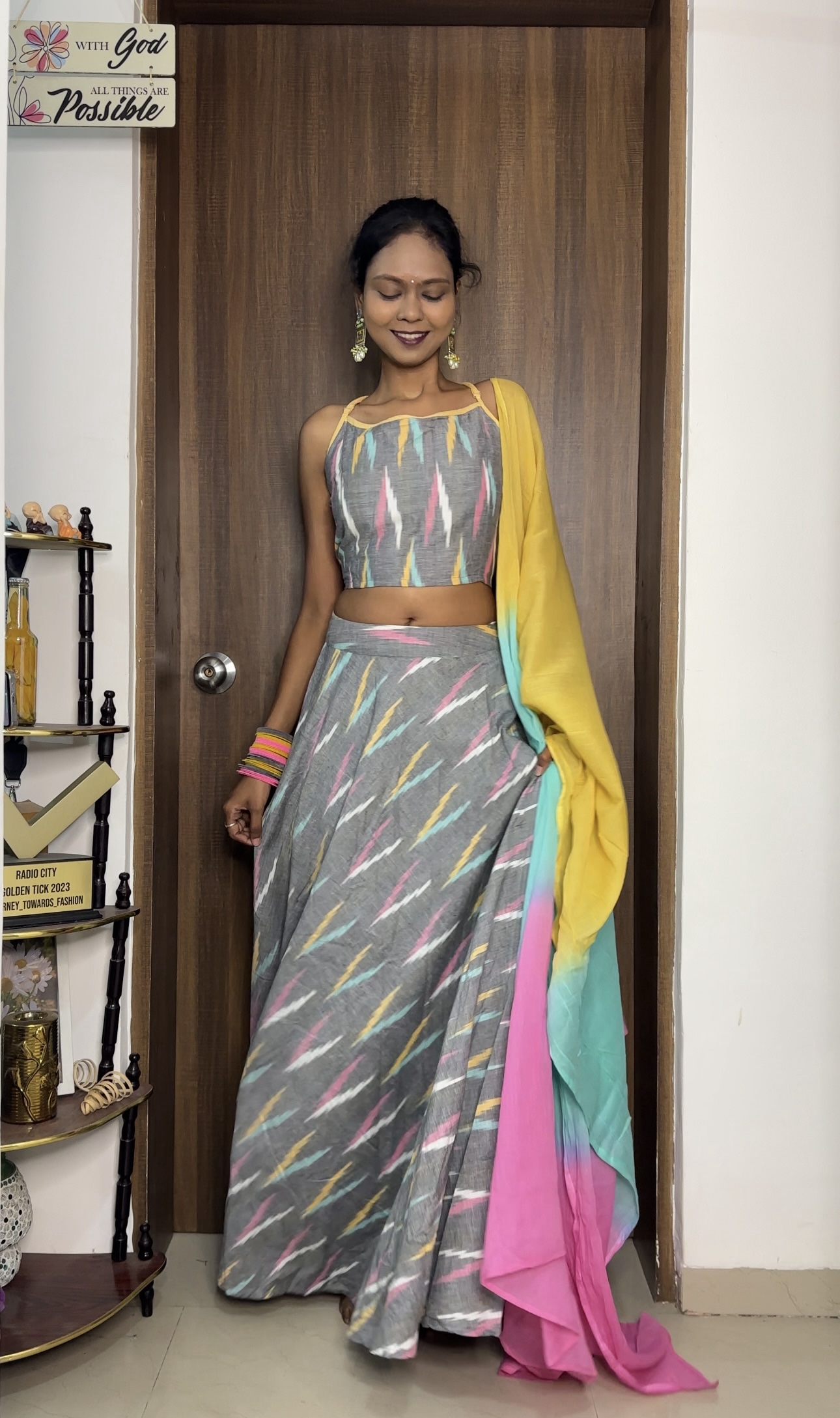 Fully Stitched Lehenga Set