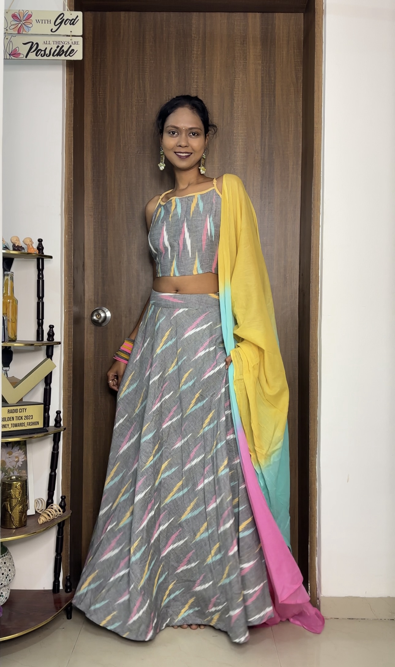 Fully Stitched Lehenga Set