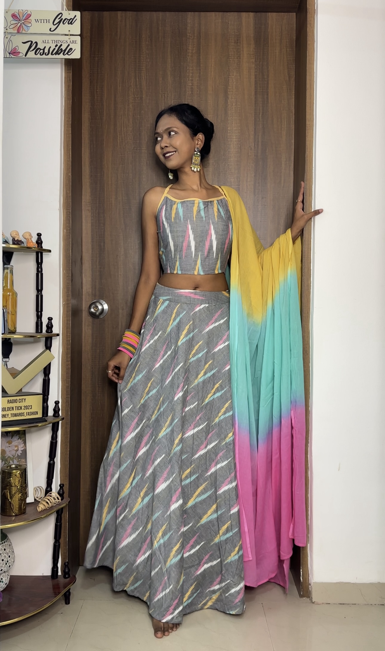 Fully Stitched Lehenga Set