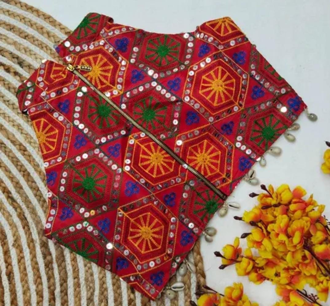 Halter Neck Navratri Blouse