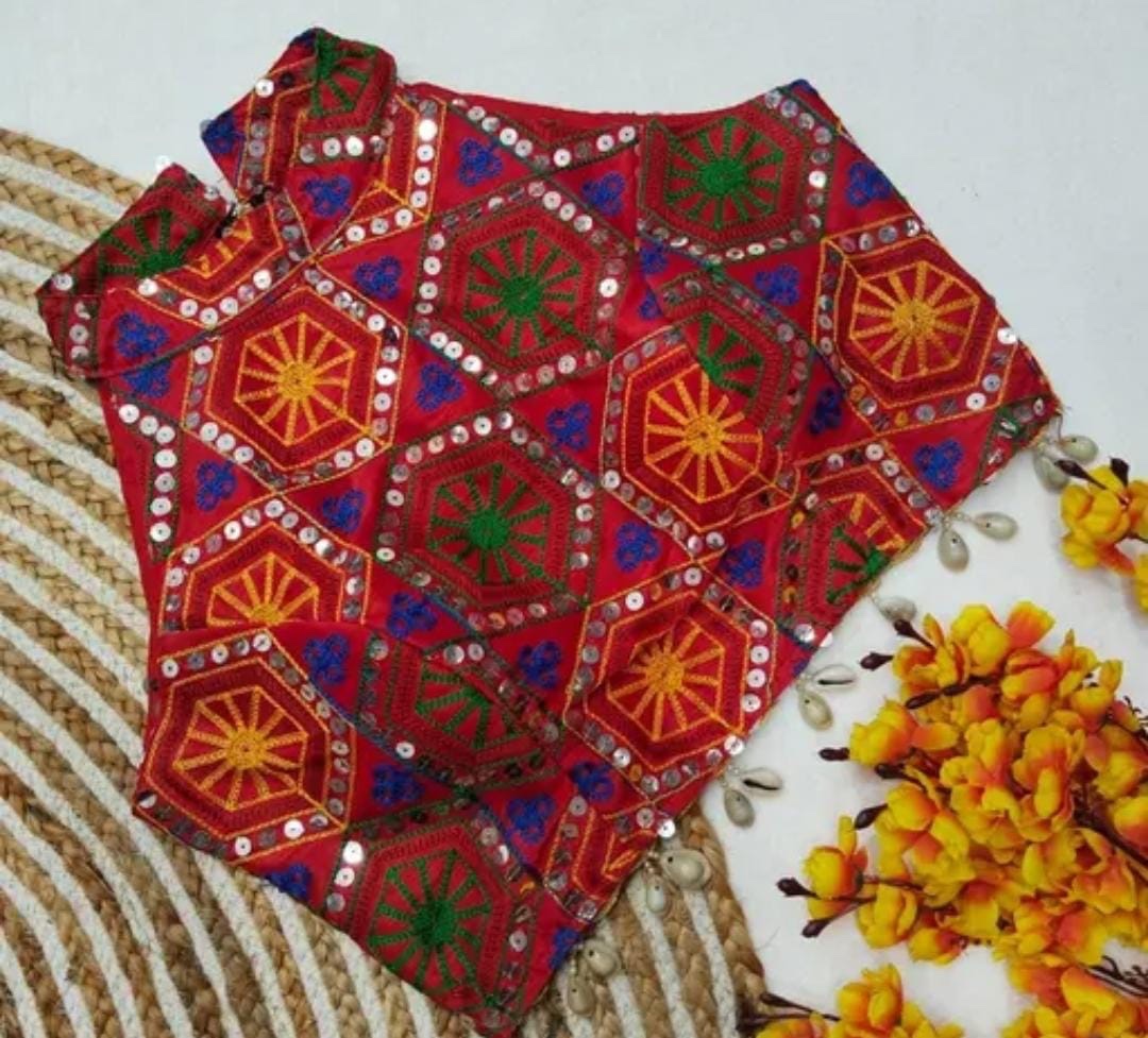 Halter Neck Navratri Blouse