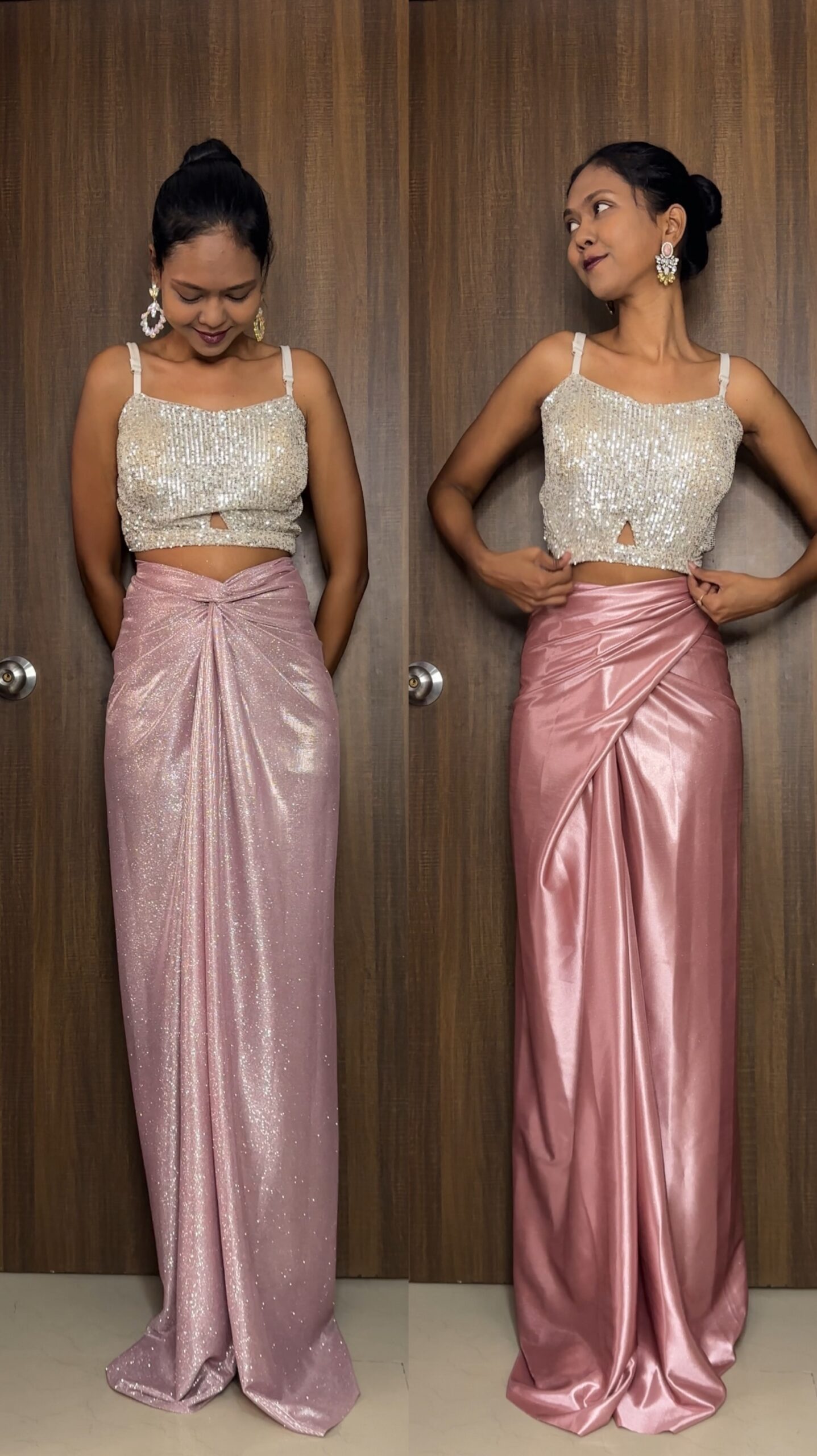 Berry Pink Reversible Skirt