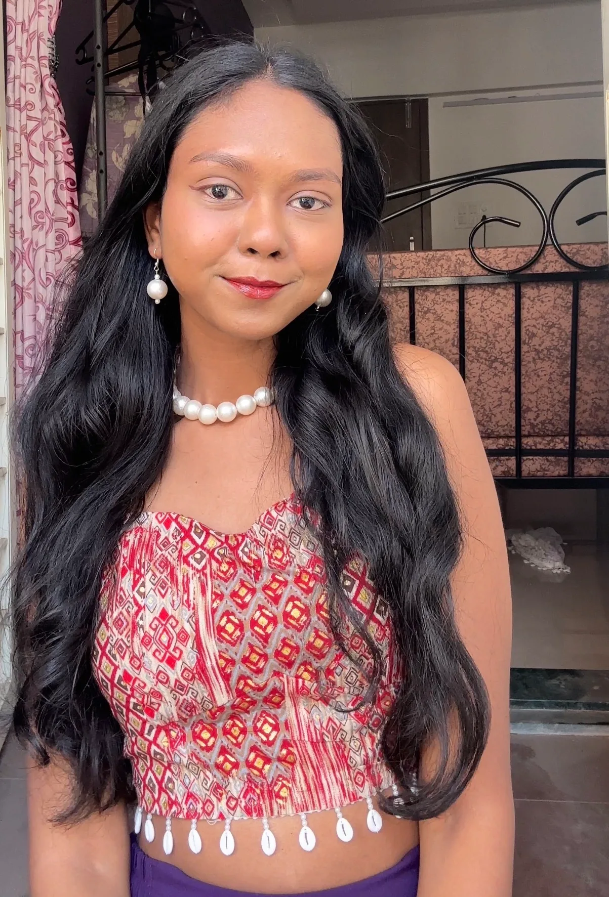 White Pearl Necklace Set