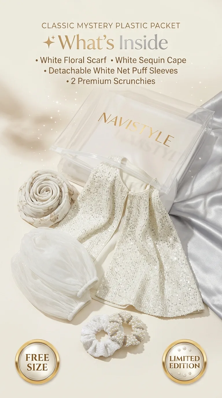 Mystery Fashion Packet - White Collection ( Free Size )