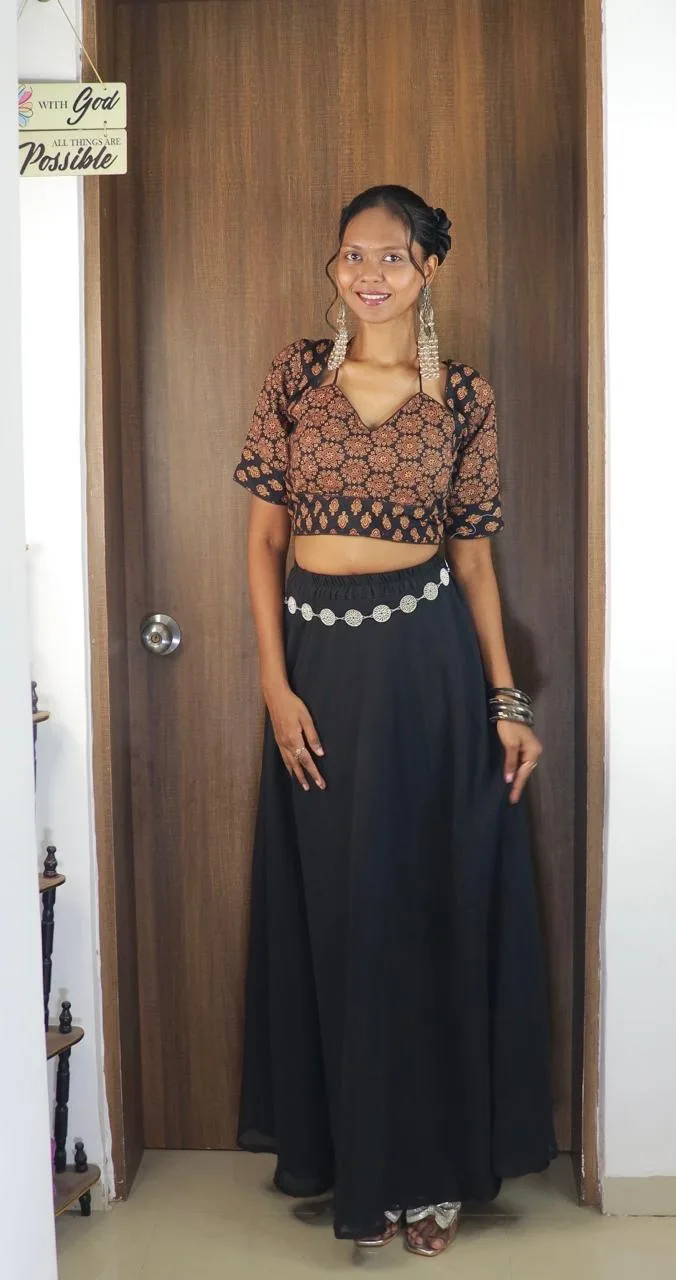 Brown Trendy Blouse