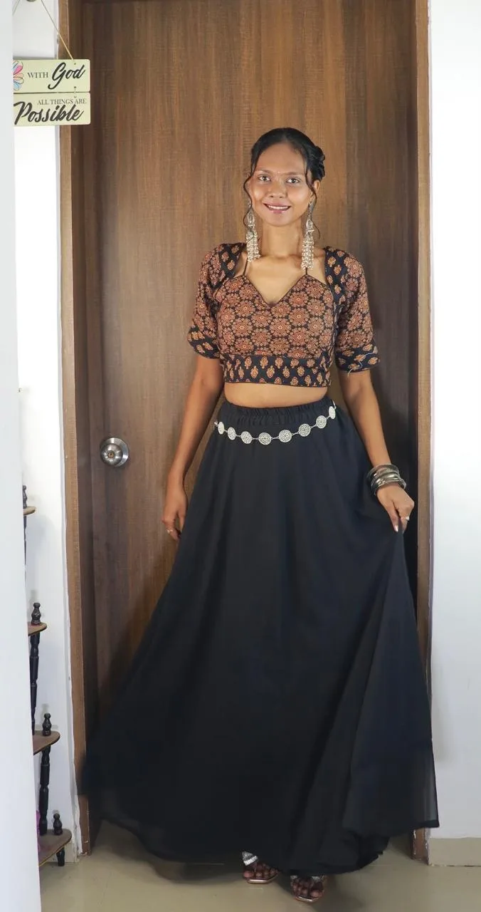 Brown Trendy Blouse