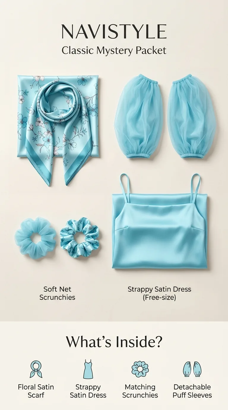 Mystery Fashion Packet - Cyan Collection ( Small Size )
